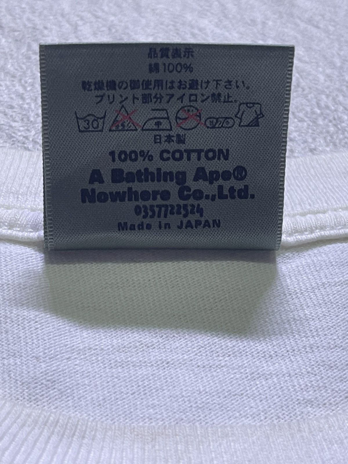 Bape BAPE A BATHING APE short sleeve tshirt Size US M / EU 48-50 / 2 - 7 Thumbnail