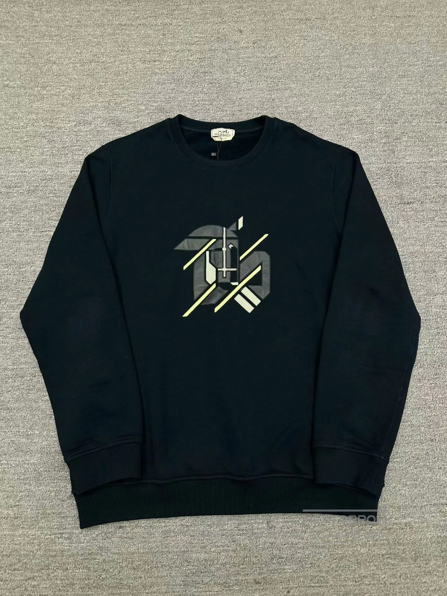 Hermes hermes new patchwork sweatshirt in navy. Size US XXL / EU 58 / 5 - 1 Thumbnail