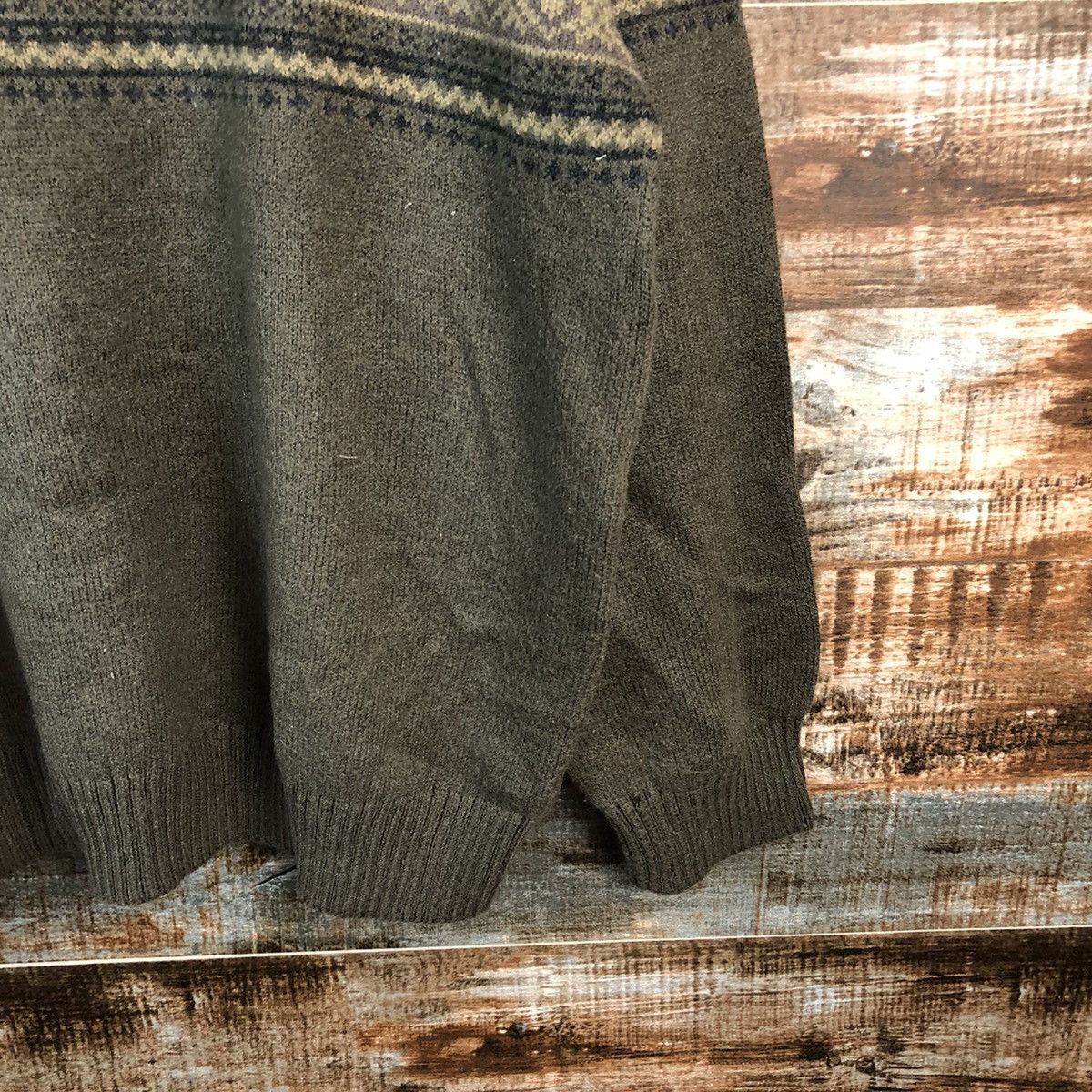Vintage DL Apoy Green Knitwear #C480 Size US XL / EU 56 / 4 - 8 Thumbnail