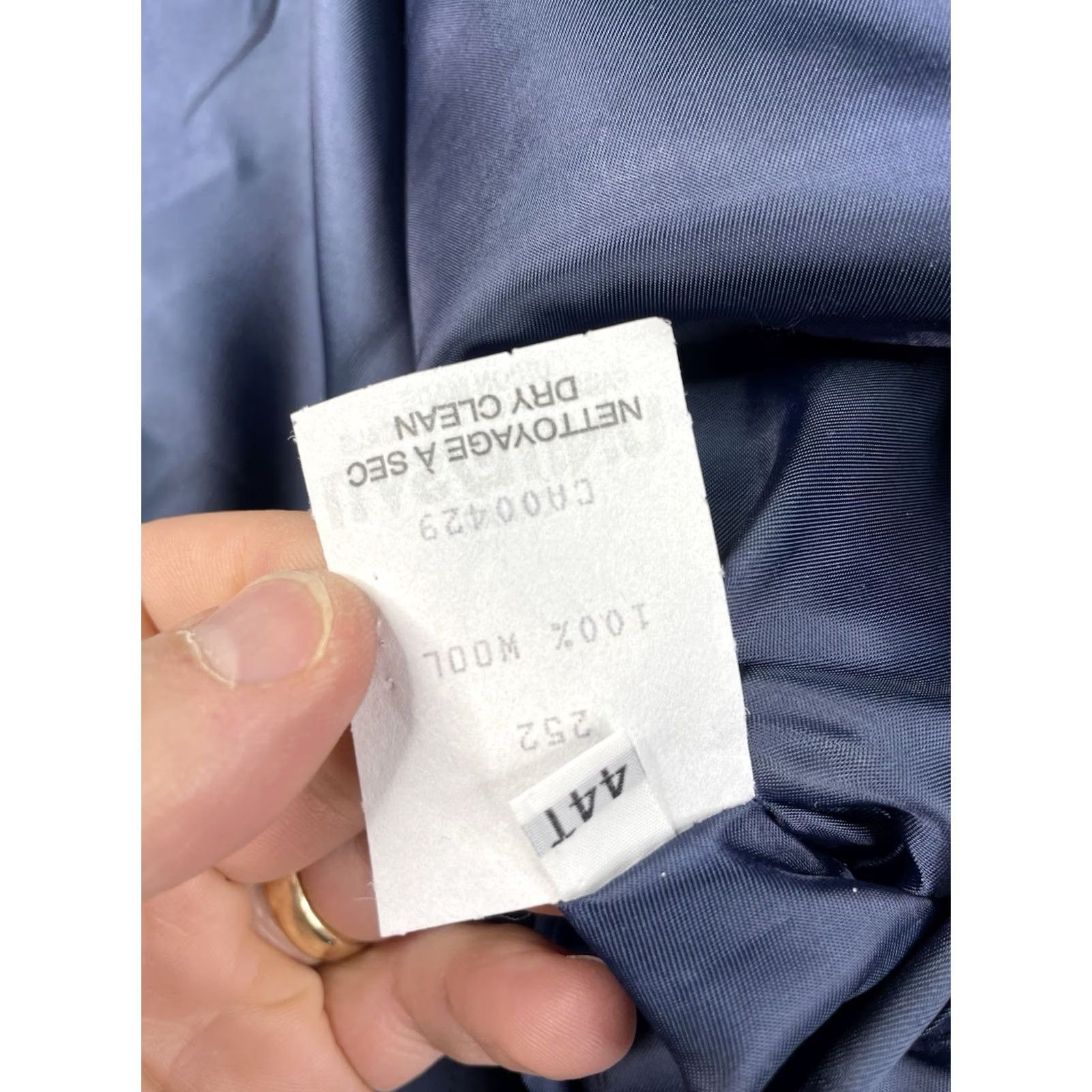 Peter Millar Peter Millar Sport Coat Blazer Blue Wool Jacket Mens 44T Canada Size 44R - 4 Thumbnail