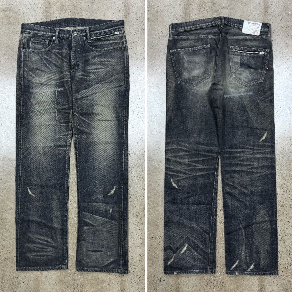 Neighborhood Neighborhood NBHD 06ex Savage Denim，Medium Straight size L Size US 34 / EU 50 - 1 Thumbnail