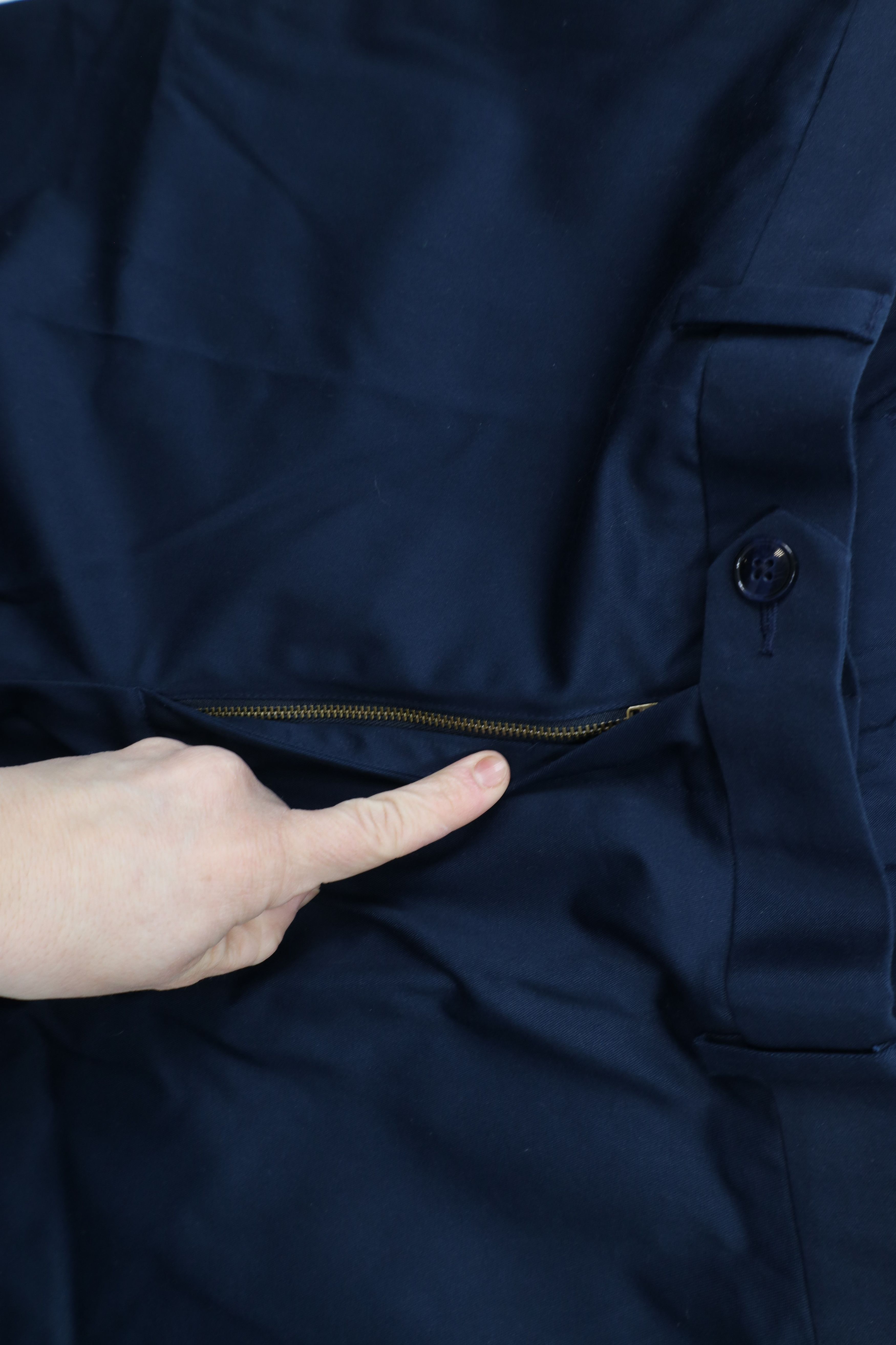 Perry Ellis × Vintage New Perry Ellis Fit Flex Stretch Chino Pants Trousers Blue Size US 38 / EU 54 - 5 Thumbnail