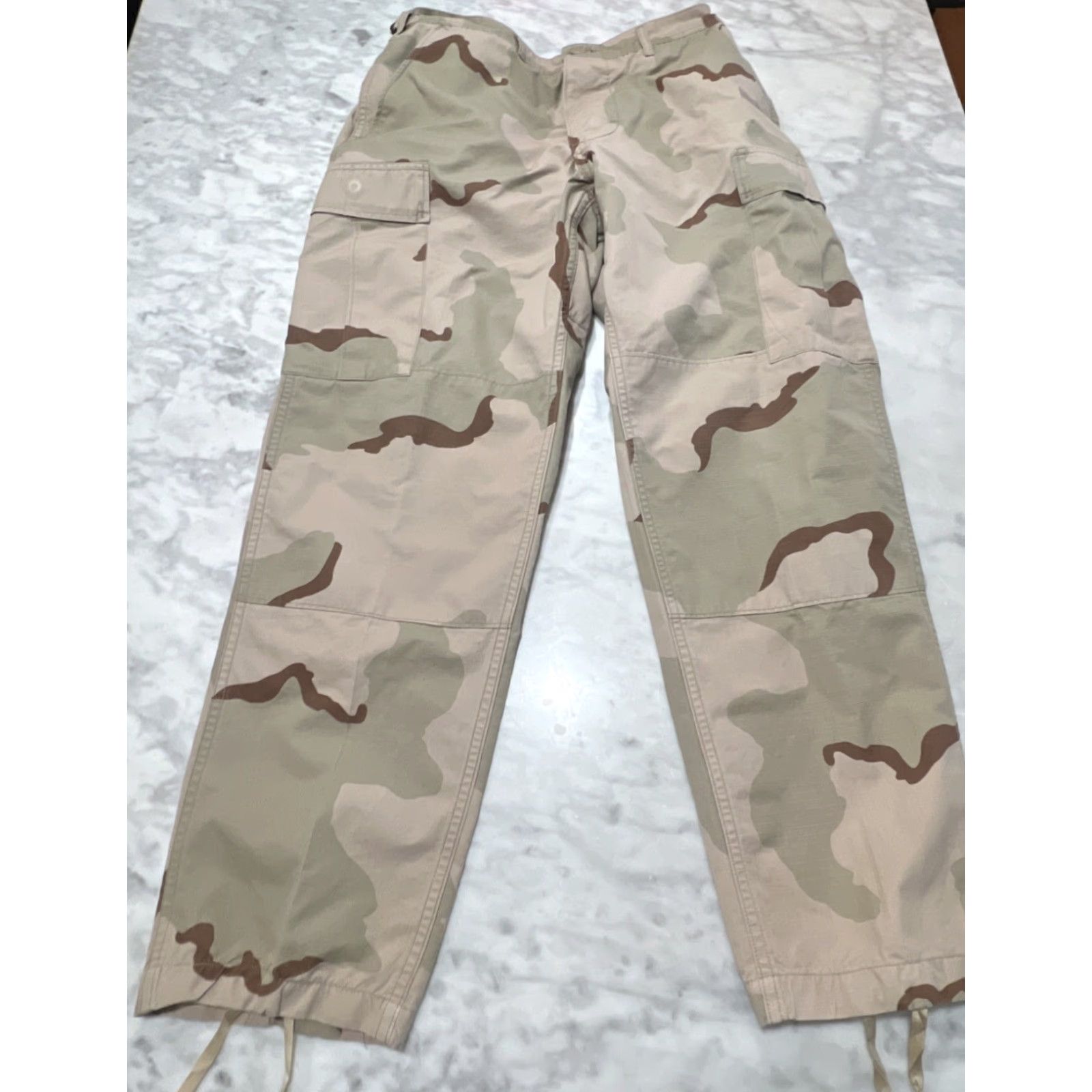 Doublet VINTAGE Military Jeans Tapered 5-Pocket Regular Men Medium US Desert Camo Double Knee Cotton Denim Size US 31 - 2 Thumbnail