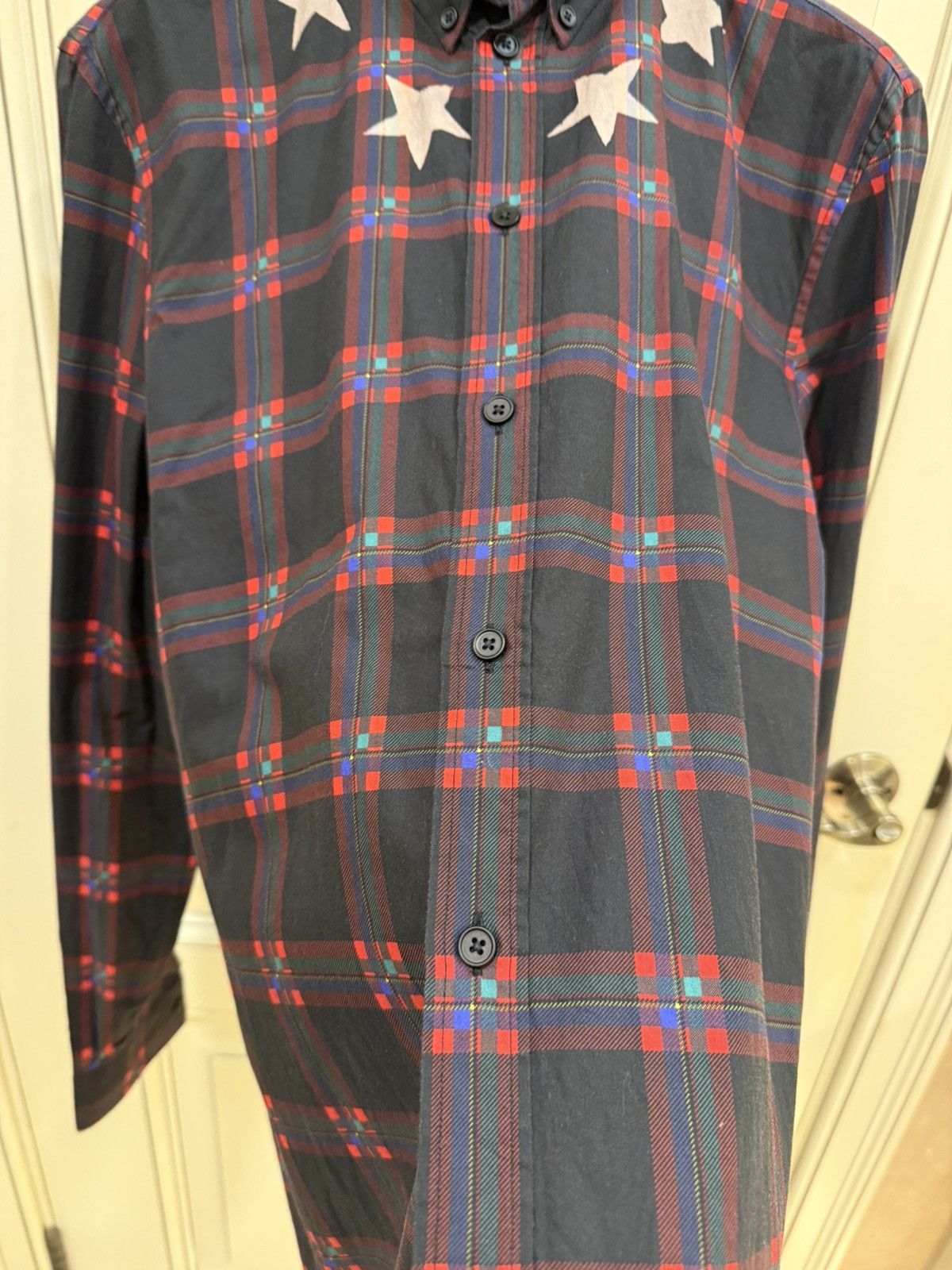 Givenchy Star bleach plaid.shirt colla.size 38 Size US S / EU 44-46 / 1 - 6 Thumbnail