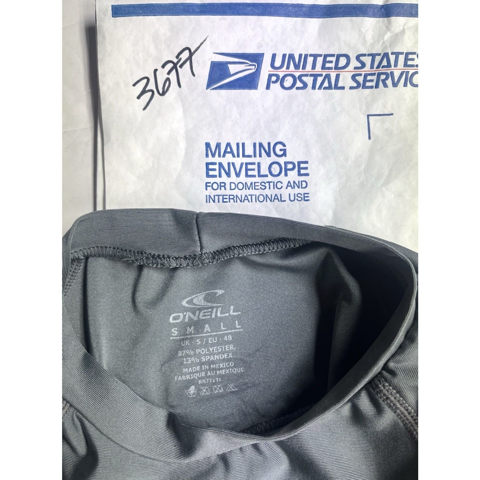 O'Neill **O'Neill UV Protection Bike Shirt Size Small Gray** User: **O'Neill UV Protection Short Sleeve Bike Shirt Size Small Gray** Size US S / EU 44-46 / 1 - 7 Thumbnail
