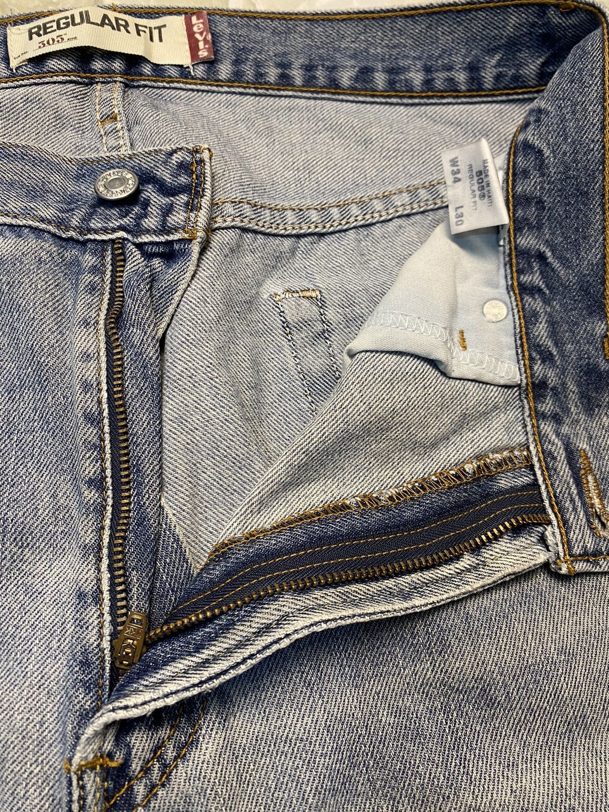 Levi's LEVIS 505 REGULAR FIT Size US 34 / EU 50 - 11 Thumbnail