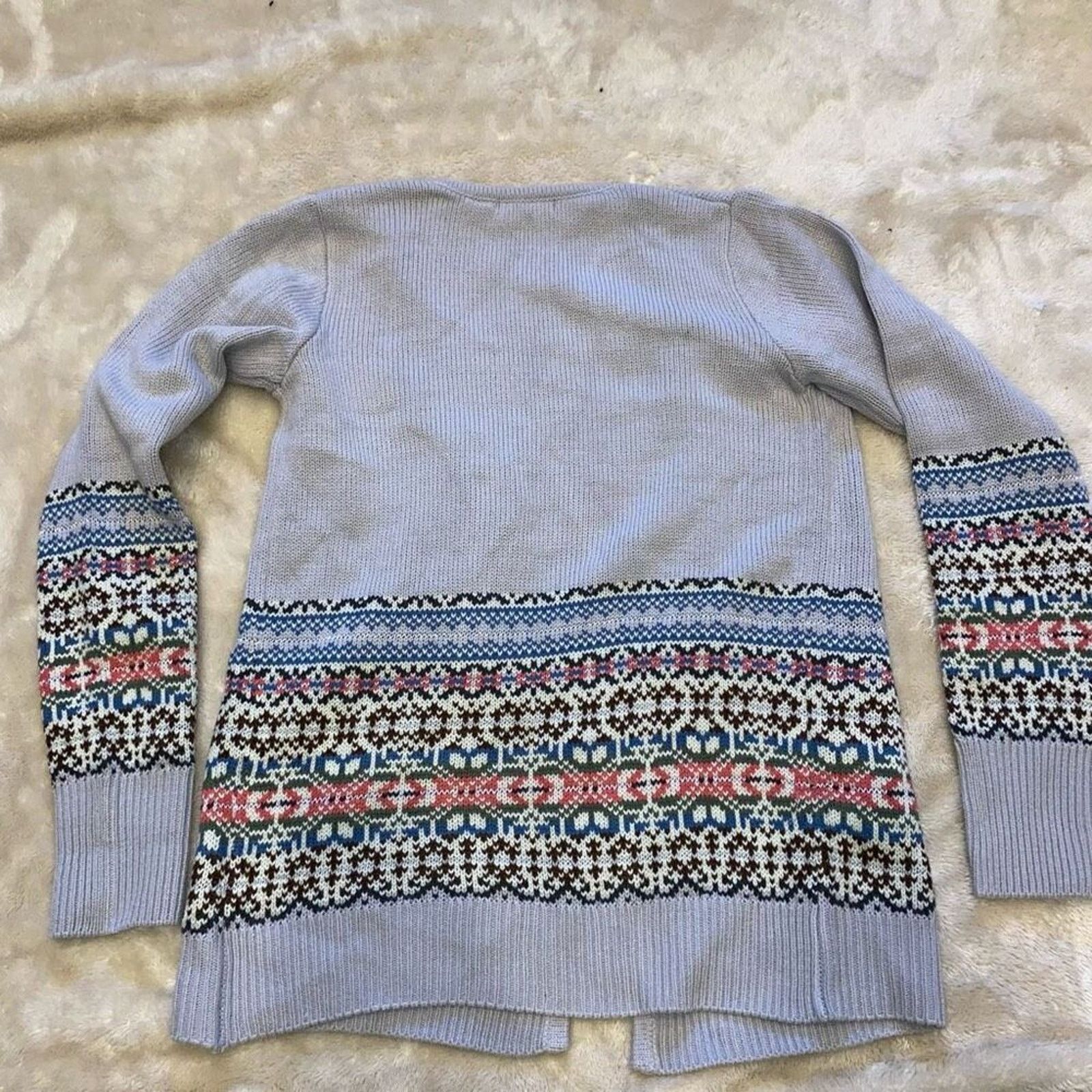 Bdg BDG Blue Knit Open Front Cardigan | Sz S Size S / US 4 / IT 40 - 5 Thumbnail