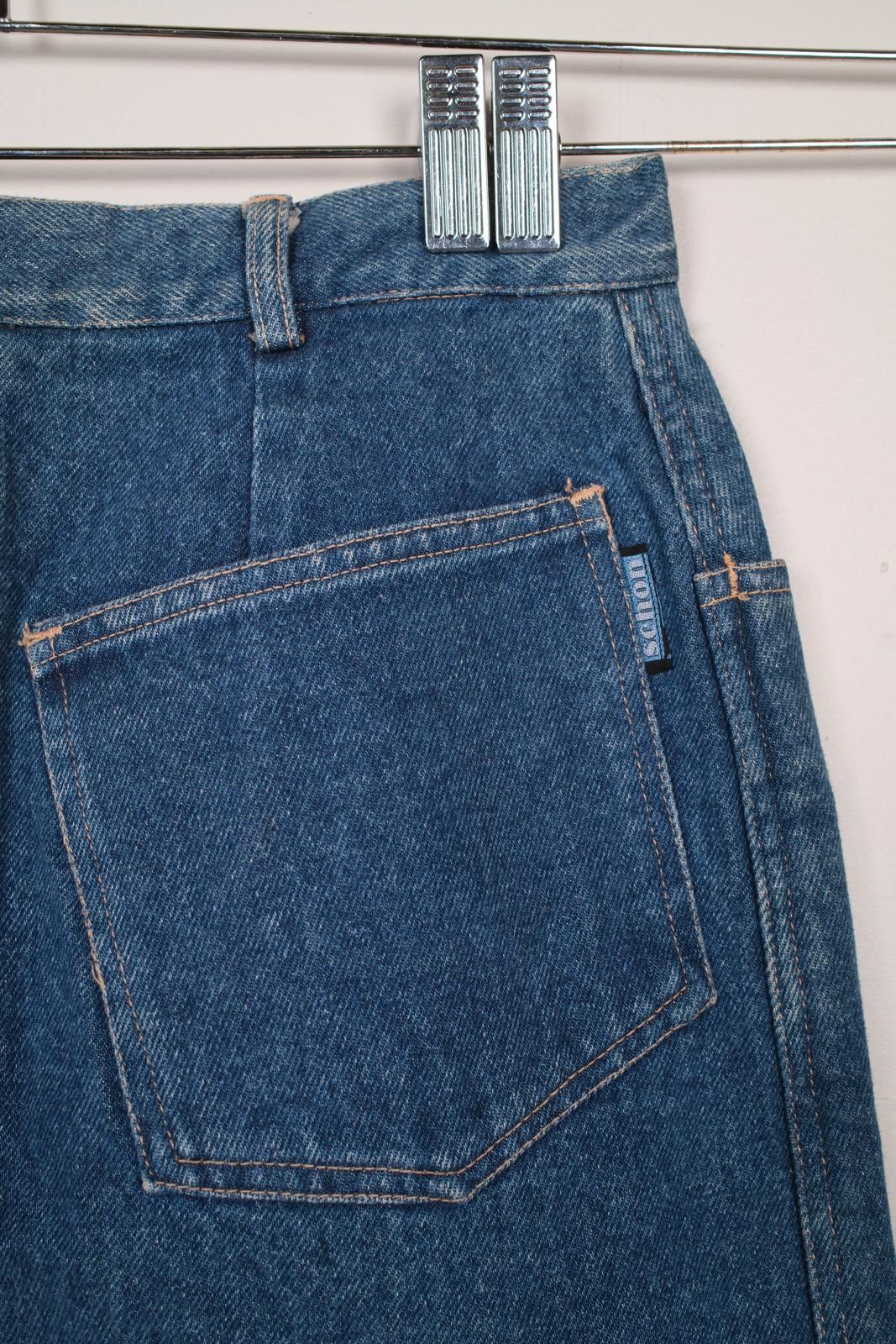Schott 80's Schön Denim Skirt Size 30" / US 8 / IT 44 - 5 Thumbnail
