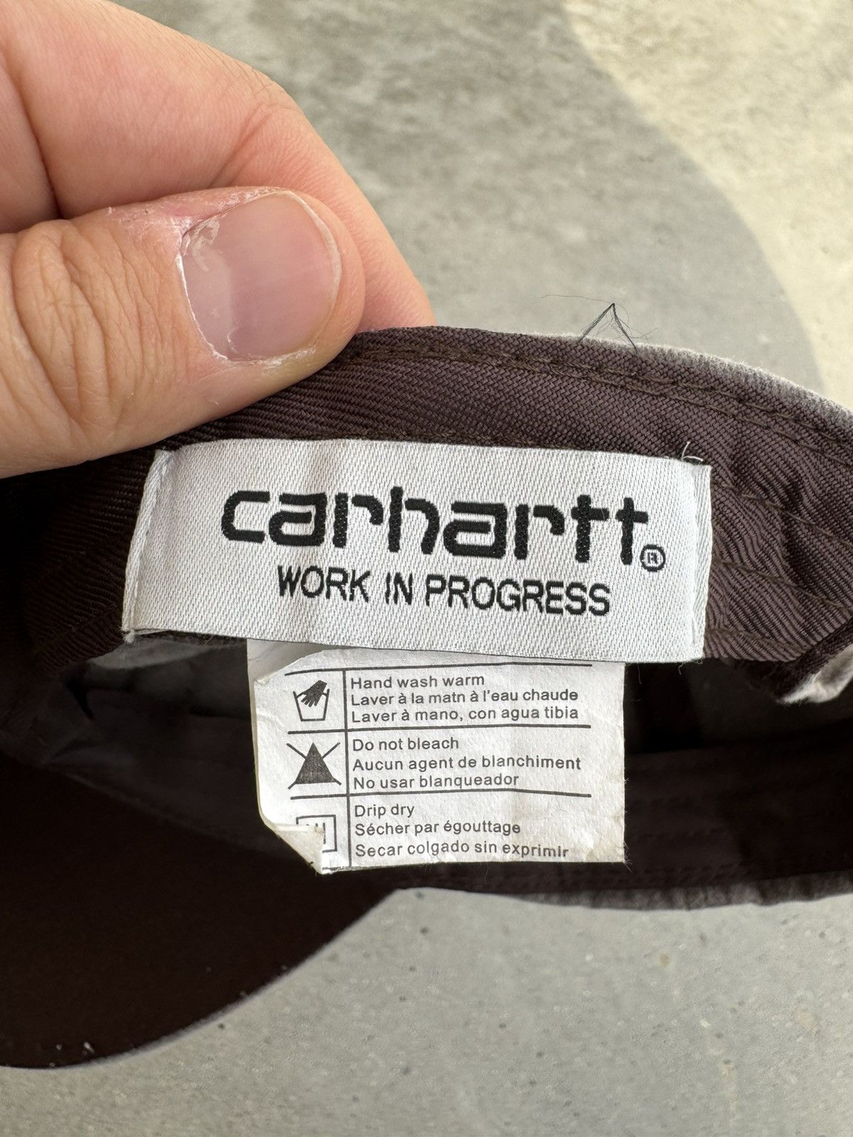 Carhartt × Carhartt Wip *VINTAGE* Carhartt WIP washed brown cap Size ONE SIZE - 6 Thumbnail