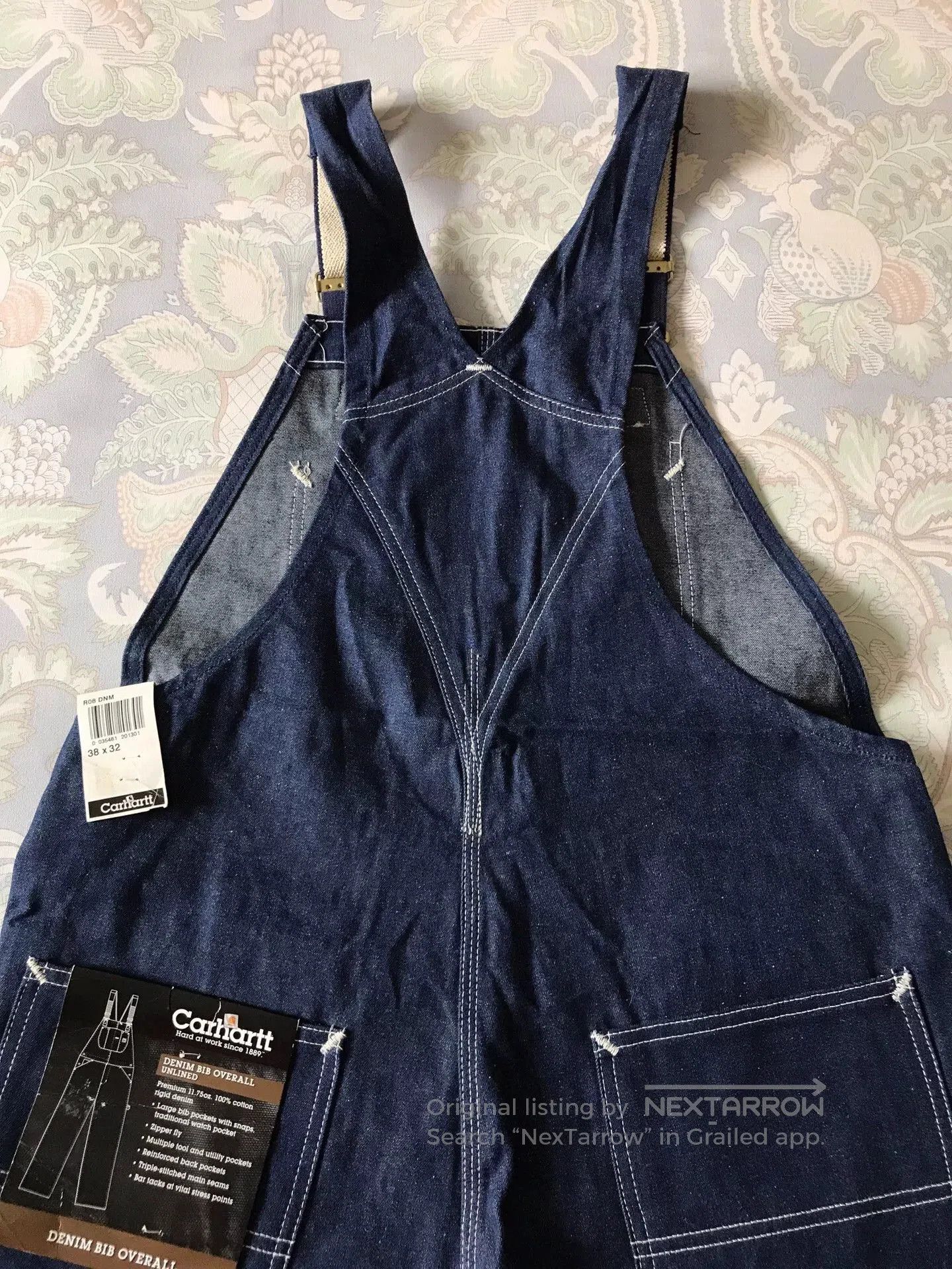 Carhartt Carhartt R08 Denim Overalls W38L32. Size US 38 / EU 54 - 2 Thumbnail