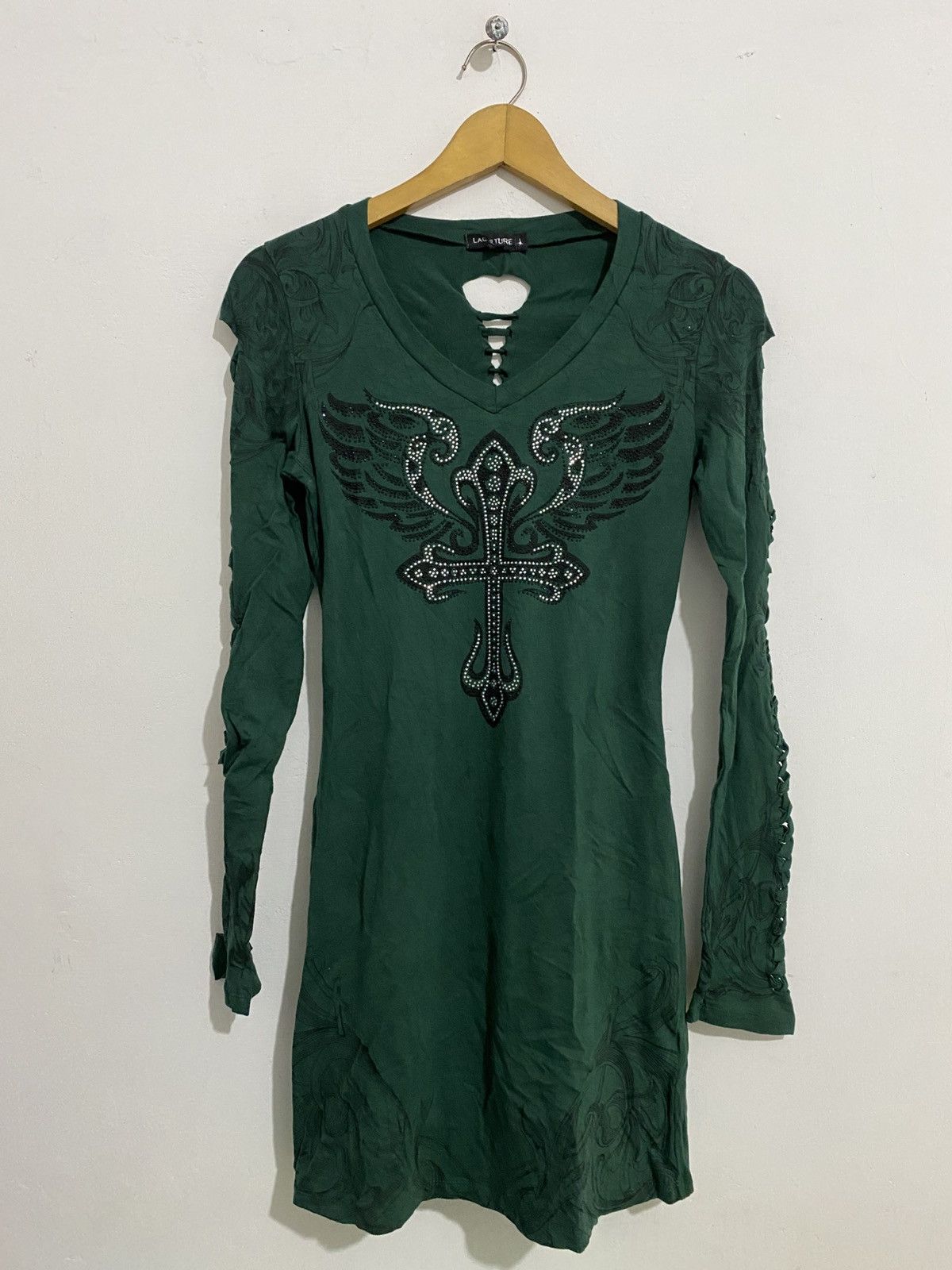 If Six Was Nine × Japanese Brand × Le Grande Bleu (L.G.B.) 💸BINDINGOFFER💸Lapture Japanese Crosses Tribal Shirt Size M / US 6-8 / IT 42-44 - 1 Thumbnail