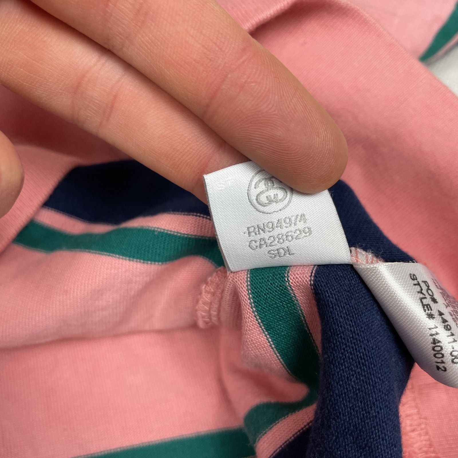 Stussy Stussy Men's Blue Striped Long Sleeve Ribbed Cuffs Hoodie S Size US S / EU 44-46 / 1 - 11 Thumbnail