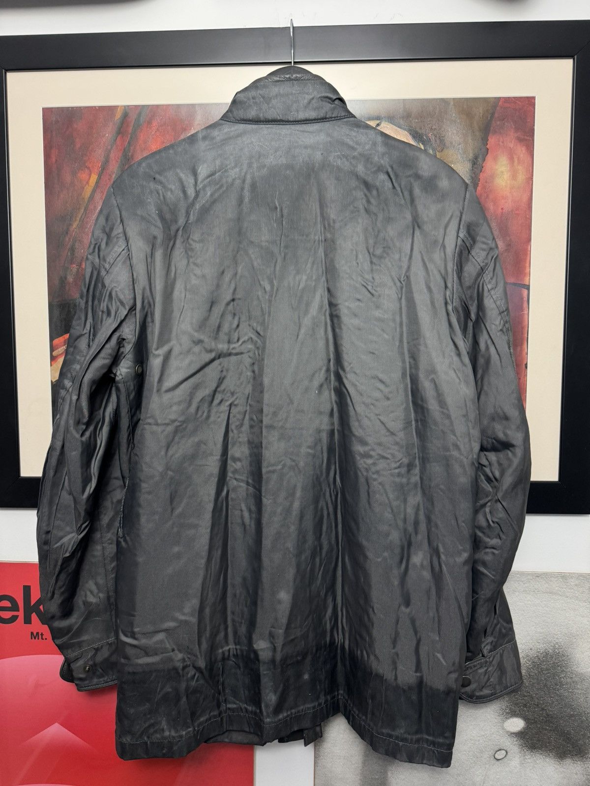 Belstaff Belstaff waxed jacket vintage casual distressed leather rare Size US M / EU 48-50 / 2 - 3 Thumbnail