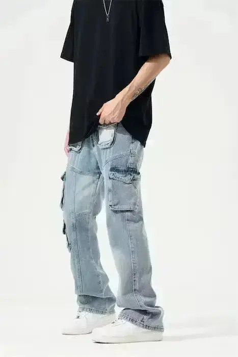 Japanese Brand Multi-pocket Denim Jean Pant Size US 32 / EU 48 - 2 Thumbnail