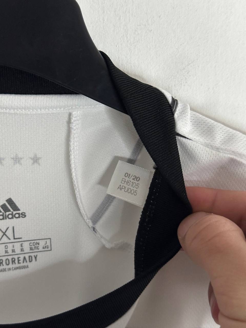 Adidas Germany National Team Adidas Home Jersey 2020/21 White XL Size US XL / EU 56 / 4 - 7 Thumbnail