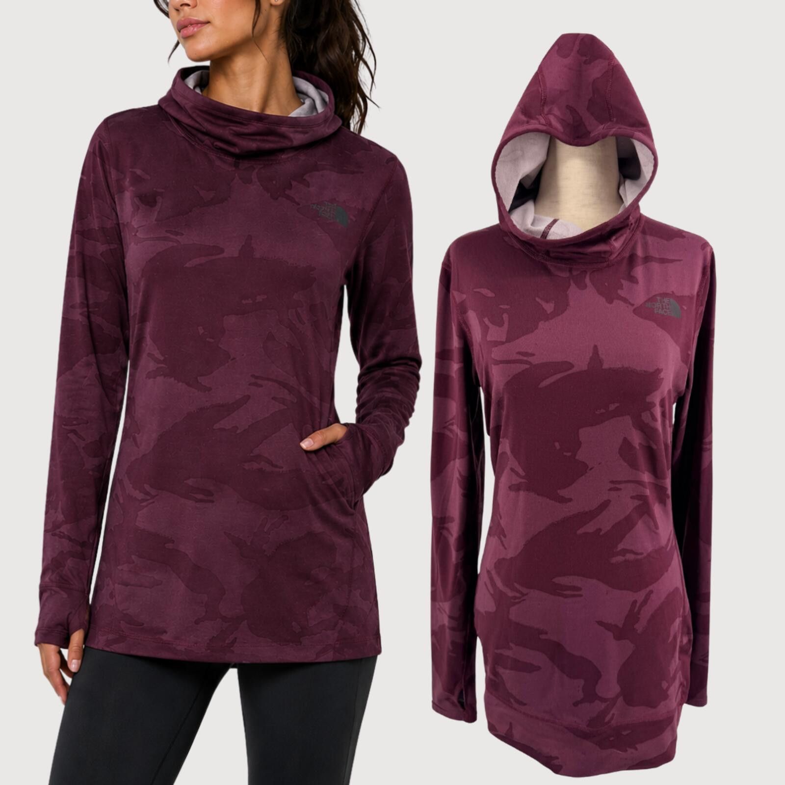 The North Face The North Face Kelkiney Camo Hooded Pullover S Size ONE SIZE - 1 Thumbnail