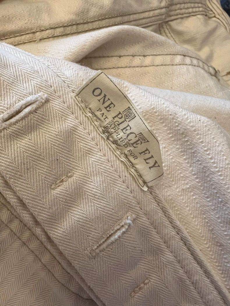 Freewheelers Freewheelers White underground work pants Size US 34 / EU 50 - 3 Thumbnail