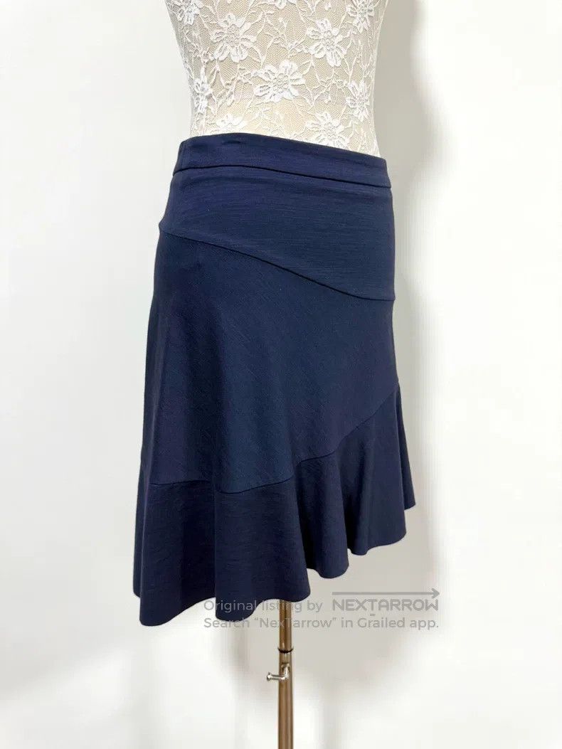 Vivienne Westwood Vivienne Westwood size L Navy blue irregularly cut pleated Size 26" / US 2 / IT 38 - 3 Thumbnail