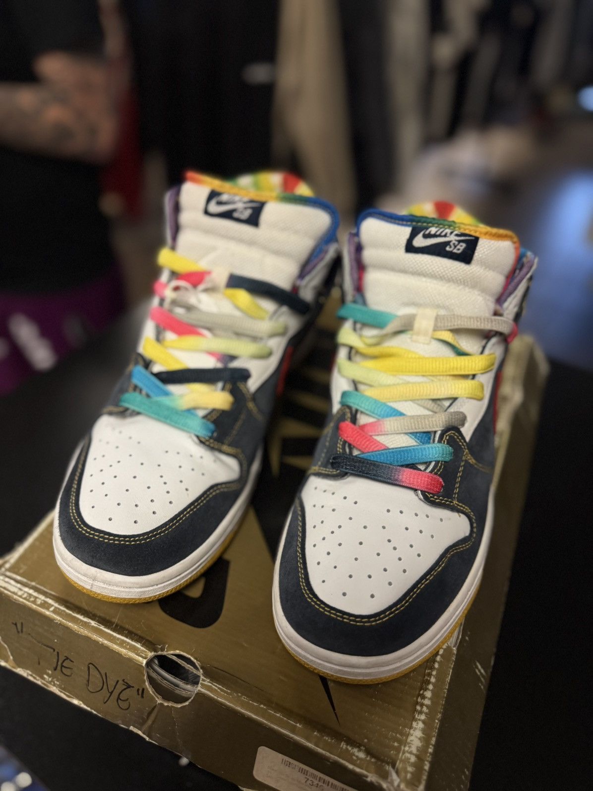 Nike Nike Mid SB Tye Die 2008 (314383-461) Size 11 🧼 Size US 11 / EU 44 - 6 Thumbnail