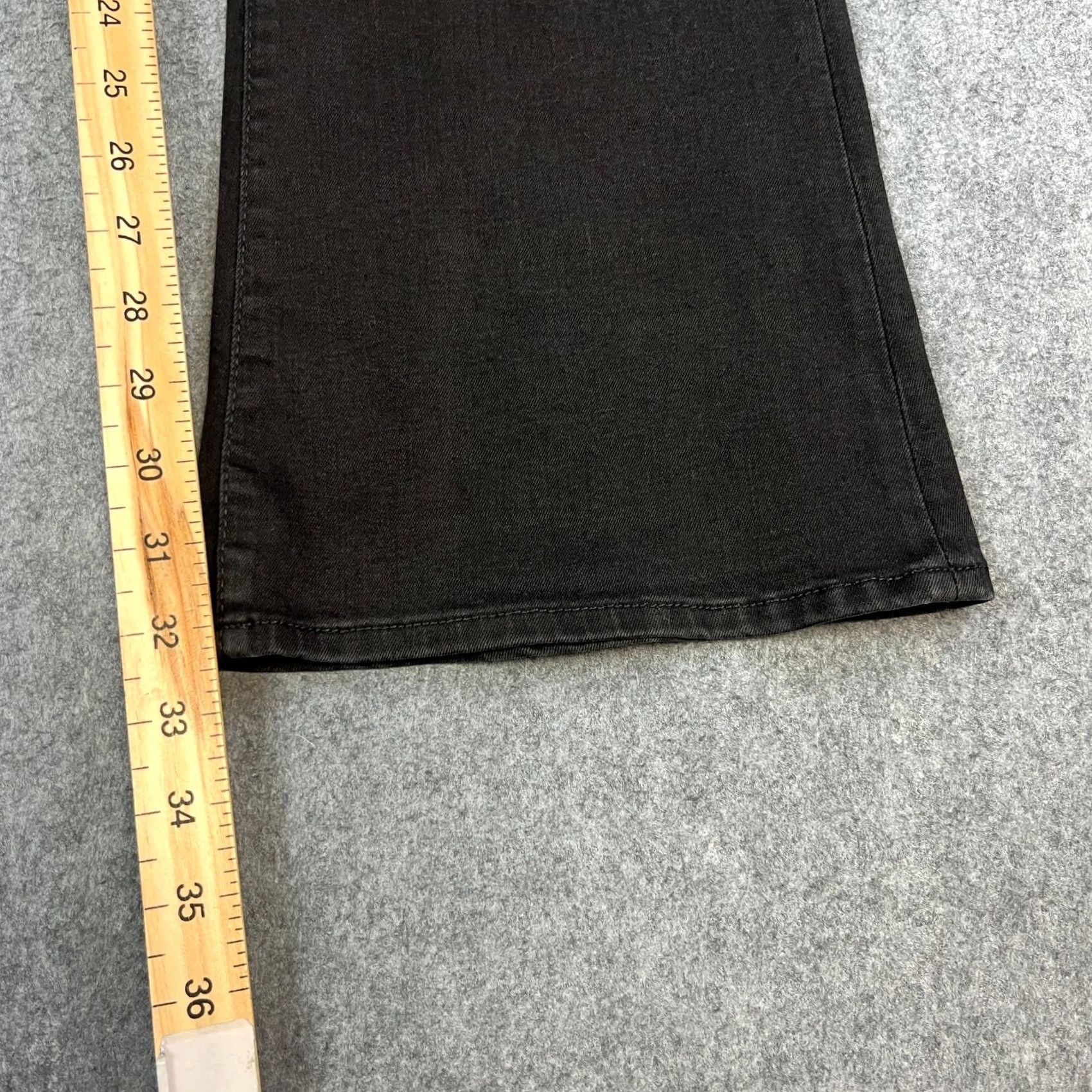 7 For All Mankind 7 For All Mankind Womens Jeans Bootcut Flare 32 Black Stretch Regular 32in 5-Pocket Denim Jeans Womens Checks Brown? Size 34" / US 12 / IT 48 - 4 Thumbnail