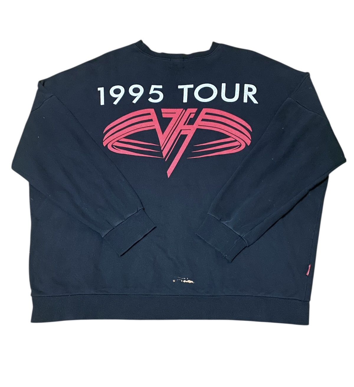 The Real McCoy's Vintage Mccoy Van Halen 1995 Big Logo World Tour Sweatshirt Size US XXL / EU 58 / 5 - 1 Thumbnail