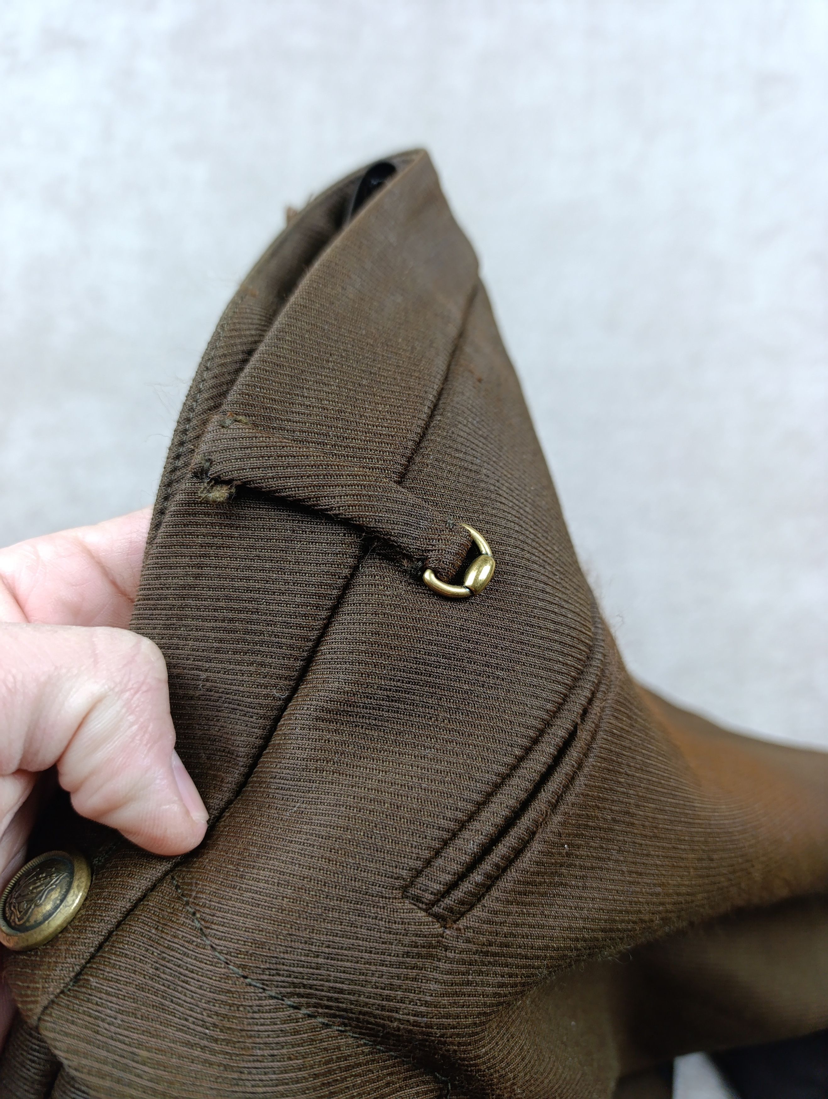 Gucci Gucci Brown Cotton Blend Gabardine Breeches Size 32" / US 10 / IT 46 - 11 Thumbnail