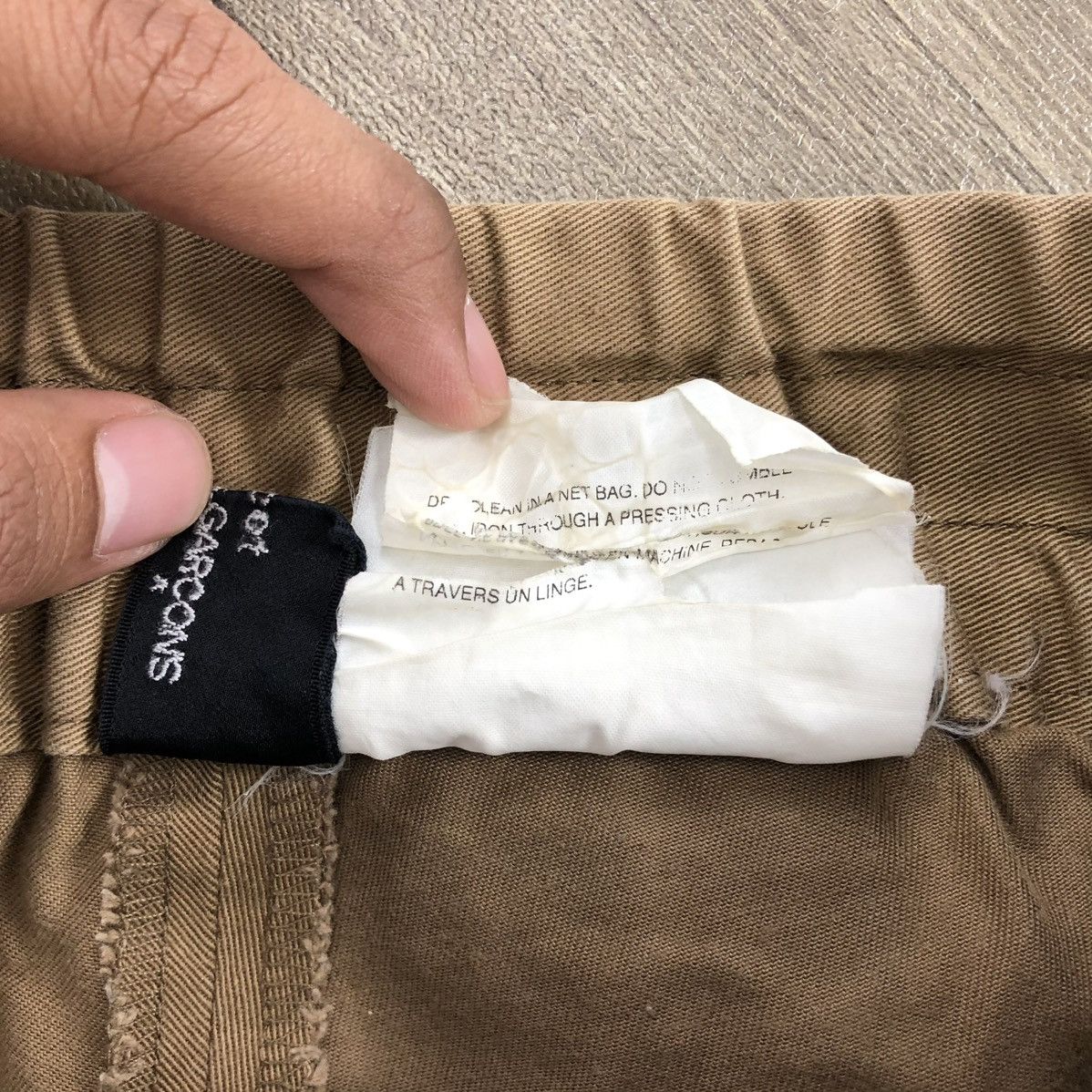 Comme des Garcons Homme 1990s Tricot Comme des Garçons CDG Trousers Pants Size US 30 / EU 46 - 10 Thumbnail