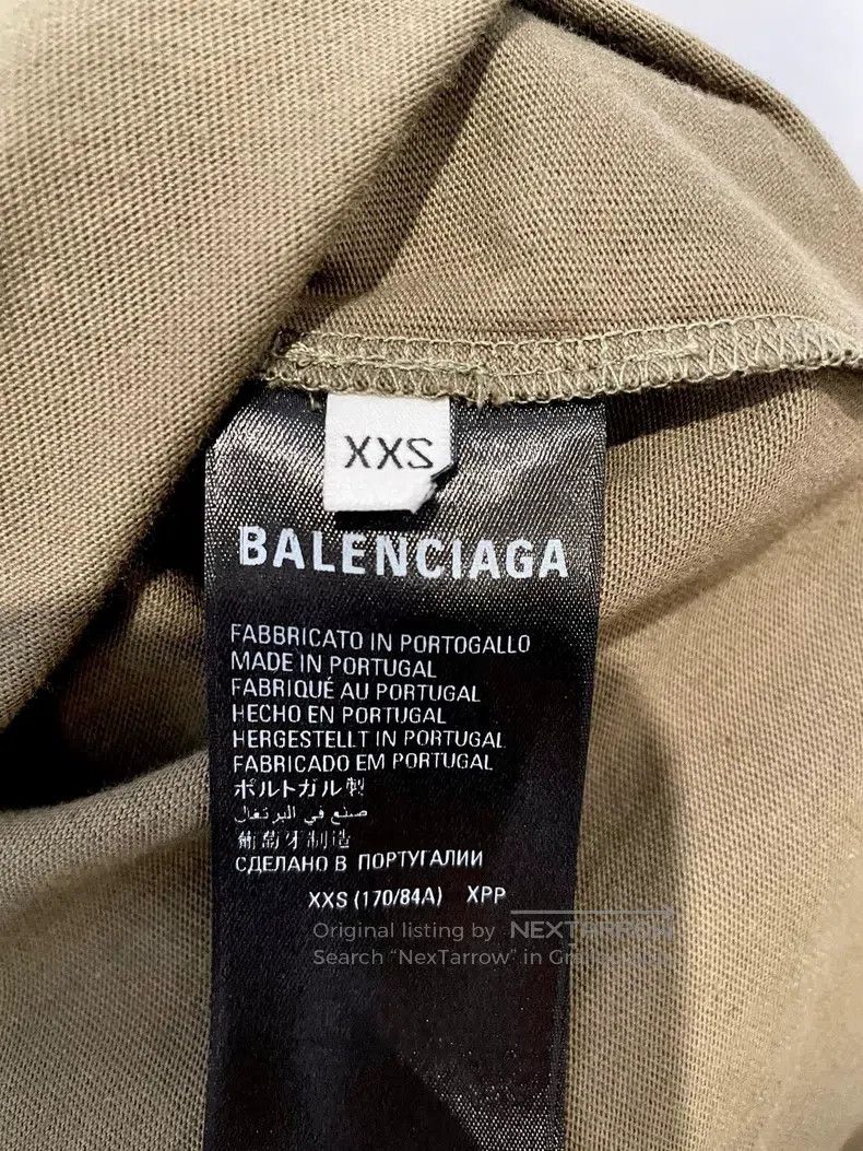 Balenciaga Balenciaga LOGO Letter Coke Embroidered Loose Round Neck C Size US XXS / EU 40 - 4 Thumbnail