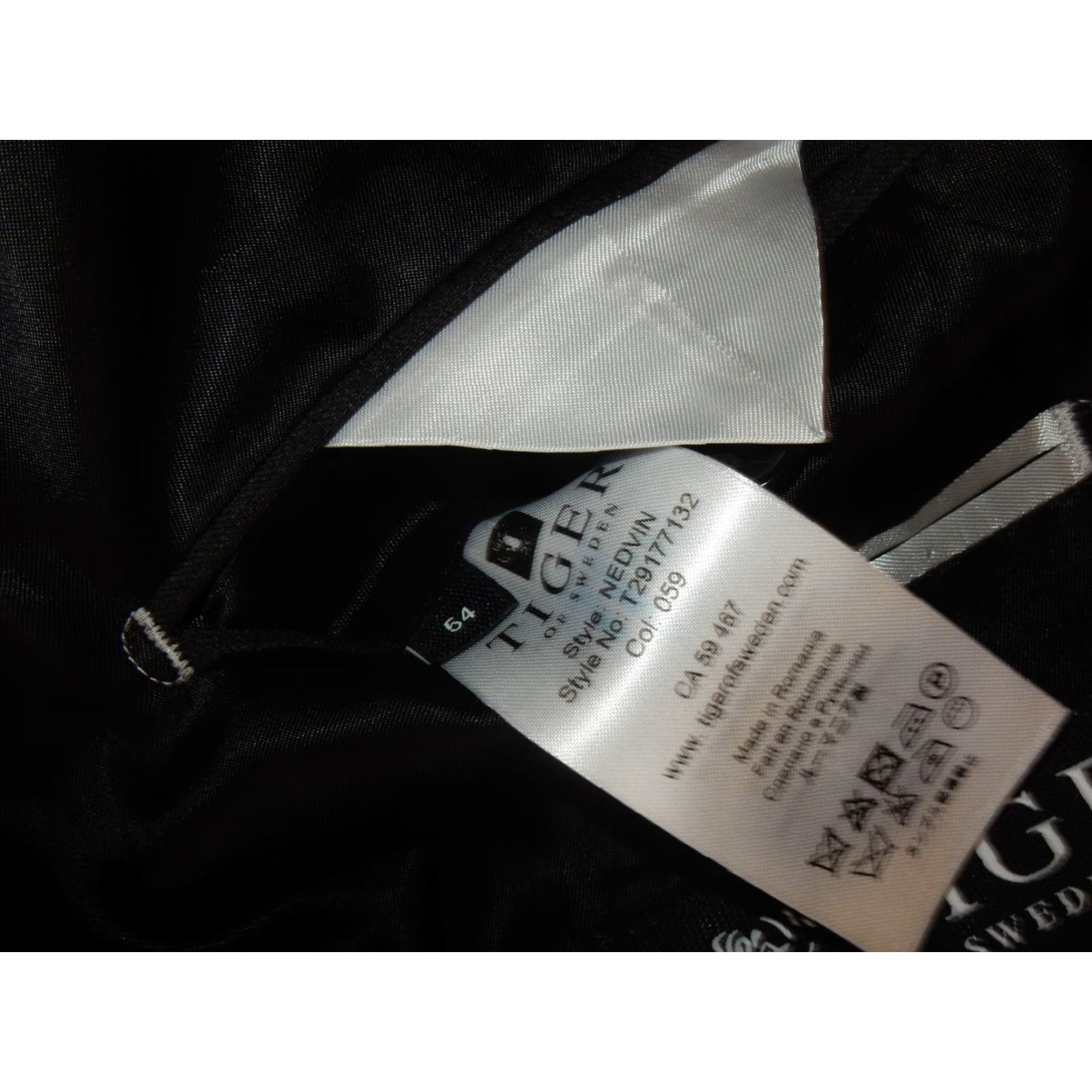 Tiger of Sweden Tiger of Sweden Men's Blazer Sport Coat Jacket 54 EU Gray Nedvin Size 54R - 7 Thumbnail