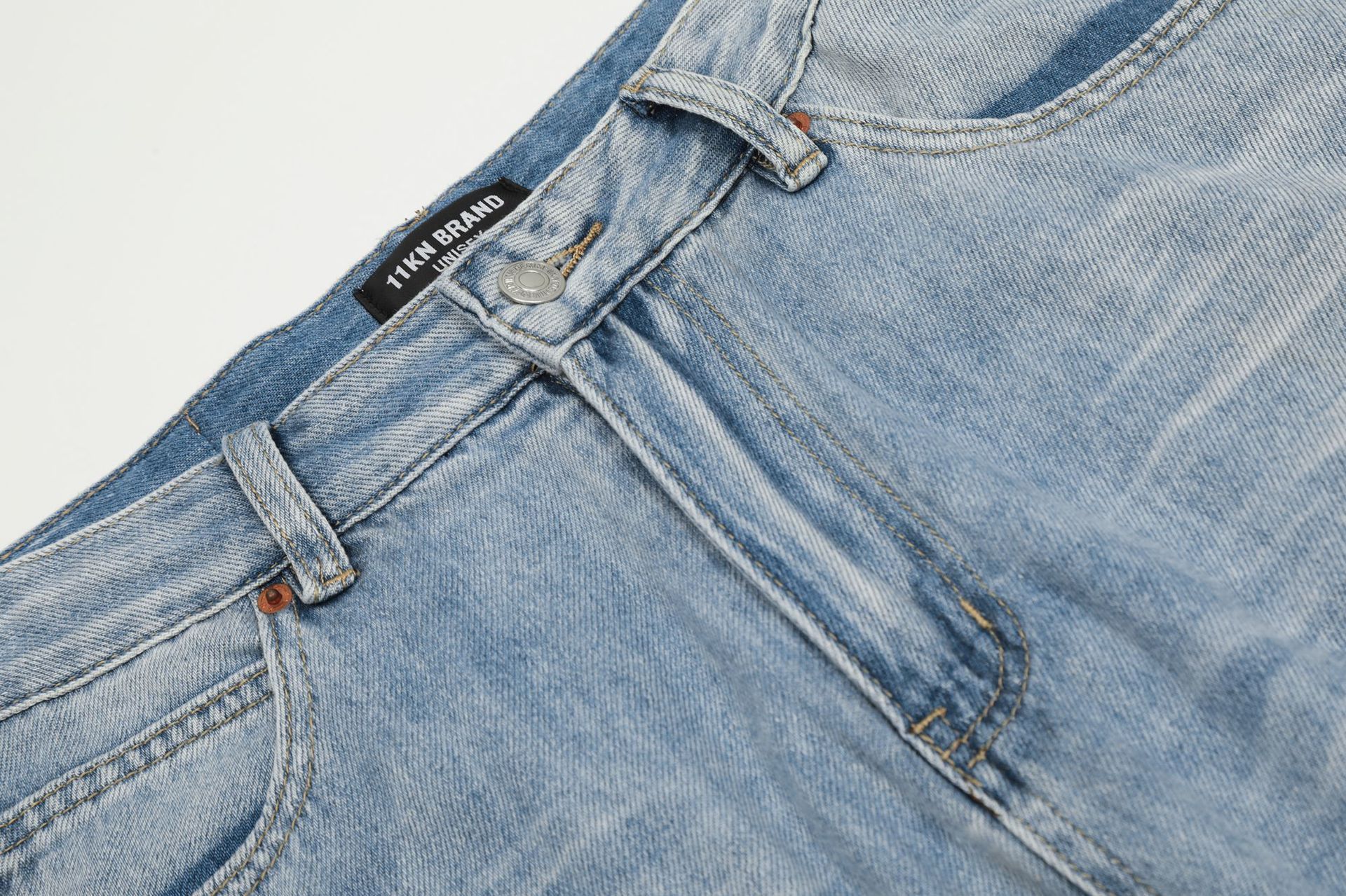 Japanese Brand × Vintage American retro blue straight wide-leg jeans Size US 32 / EU 48 - 5 Thumbnail