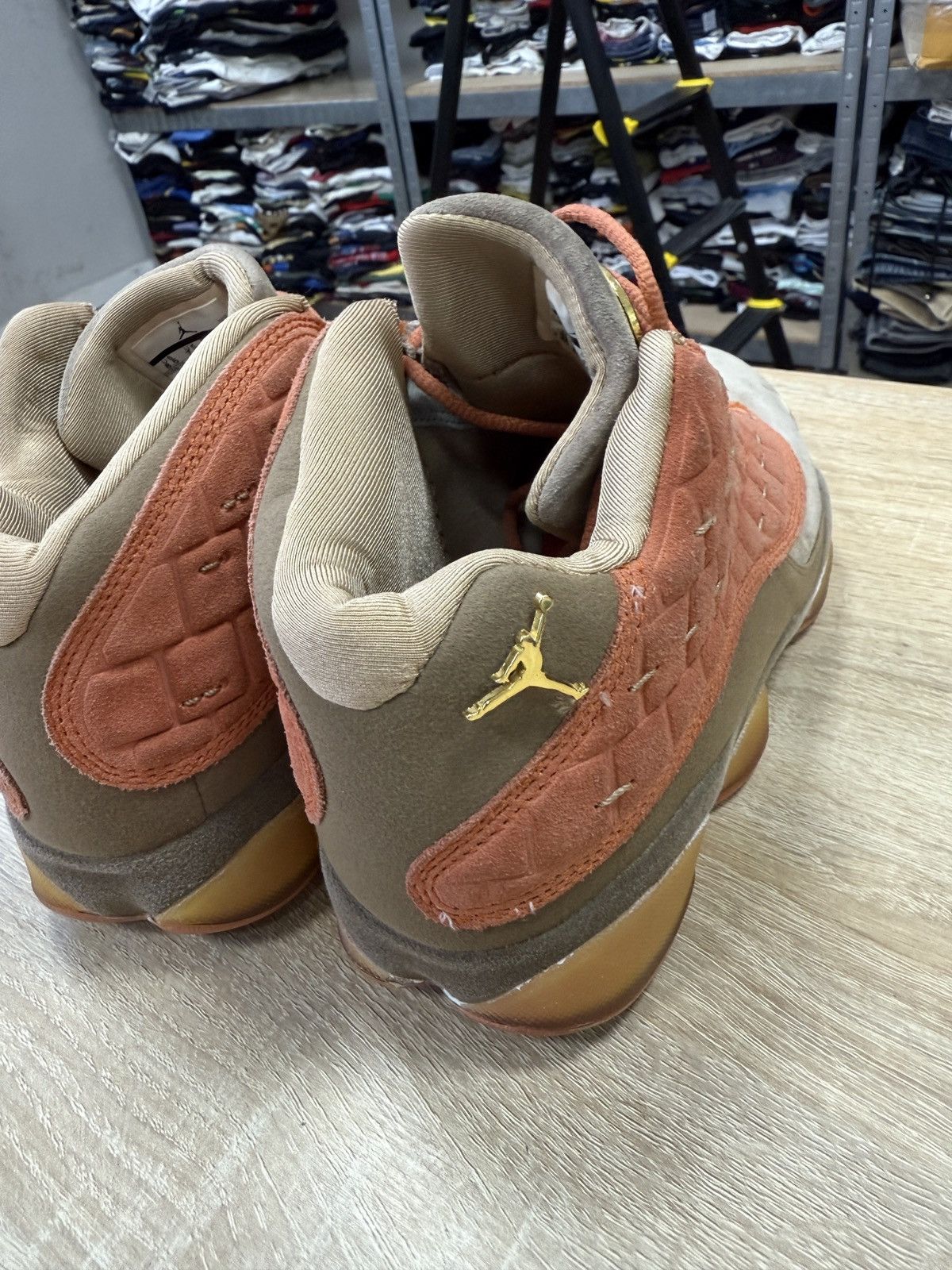CLOT × Jordan Brand 🇺🇸 CLOT x Air Jordan 13 Retro NRG Low Terracotta US 8.5 Size US 8.5 / EU 41-42 - 7 Thumbnail