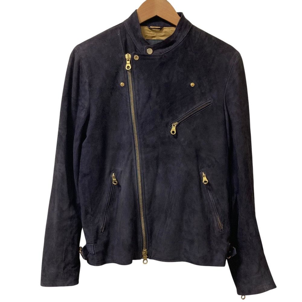 Other Other Cinquanta Goatskin Suede Rider Jacket Leather Outerwear DUTY FREE for USA Size ONE SIZE - 1 Thumbnail