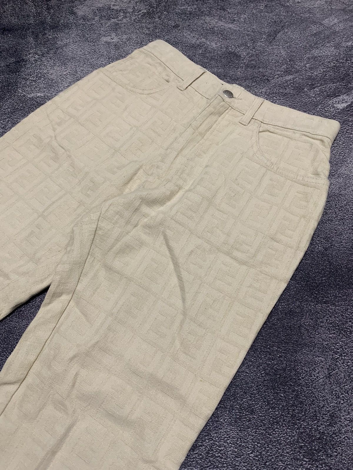 Fendi Fendi monogram FF vintage zucca pants jeans Size 28" / US 6 / IT 42 - 3 Thumbnail