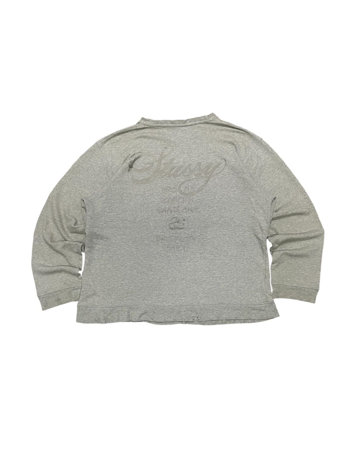 Stussy Y2K STUSSY WORLDTOUR SWEATSHIRT GOLDPRINT Size US XL / EU 56 / 4 - 2 Thumbnail