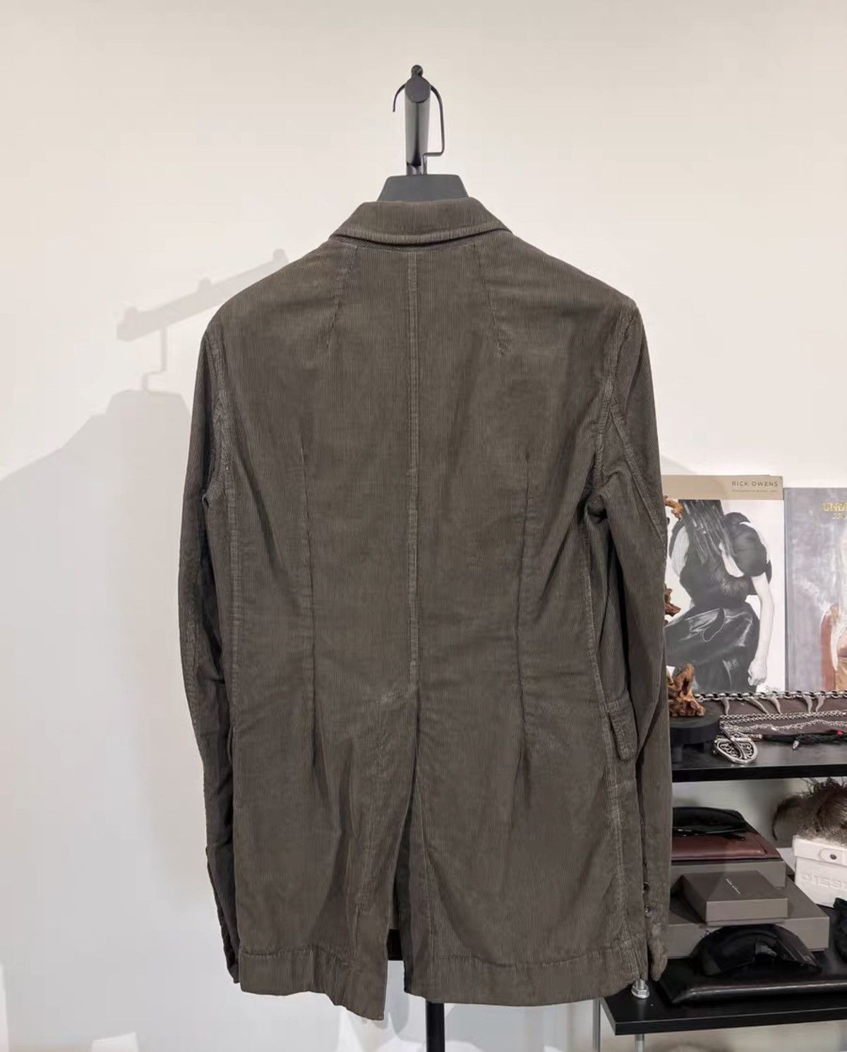 Rick Owens Rick Owens DRKSHDW Brown Corduroy Blazer Size US XS / EU 42 / 0 - 2 Thumbnail