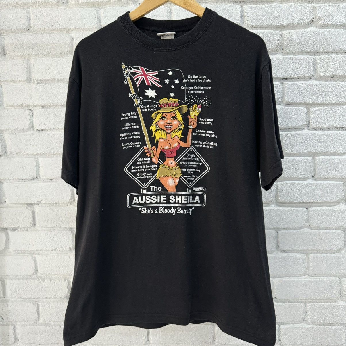 Vintage The Aussie Sheila Tee Size US L / EU 52-54 / 3 - 1 Thumbnail