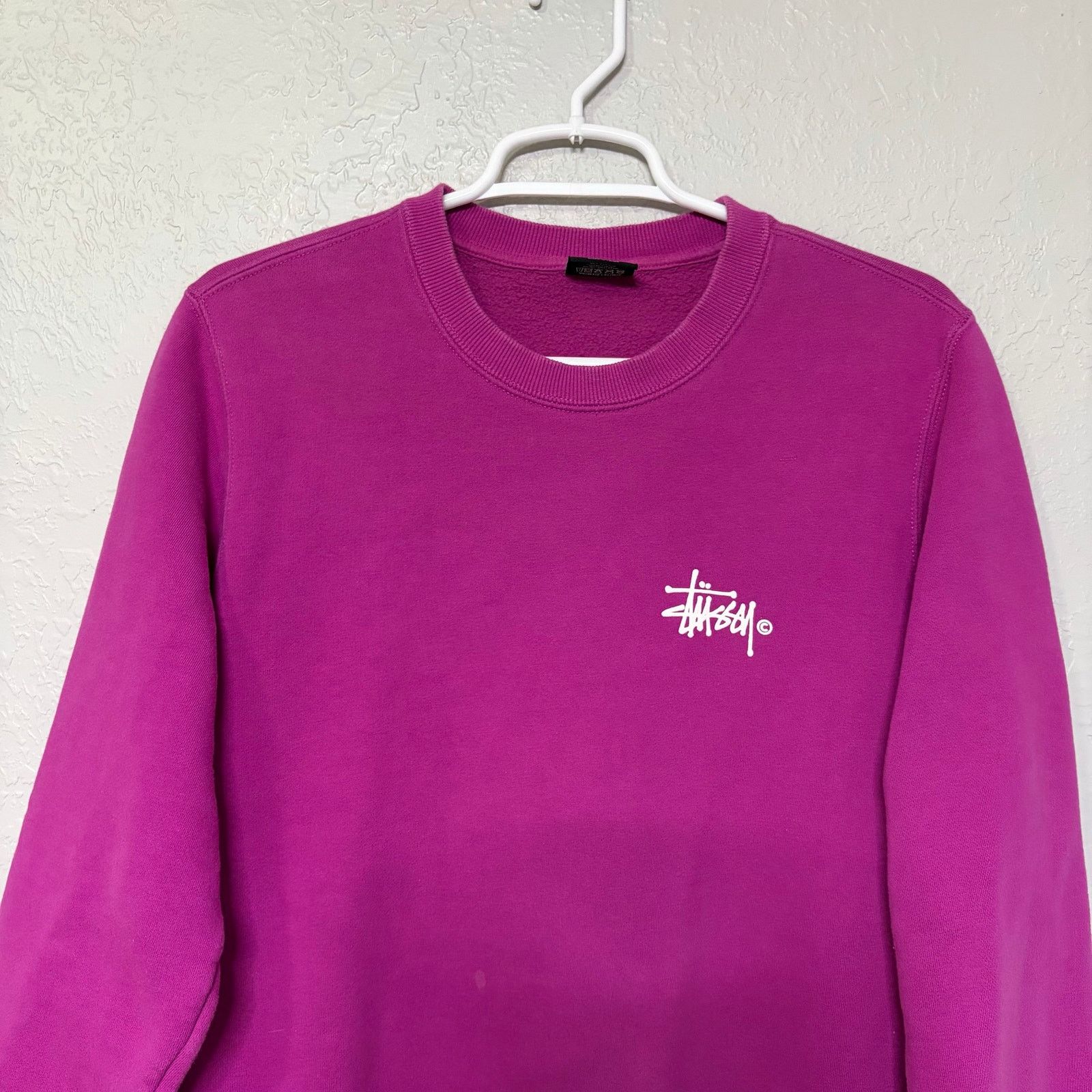Stussy Stussy Crewneck Sweatshirt Mens Medium Pink Crewneck Y2K Size US M / EU 48-50 / 2 - 2 Thumbnail