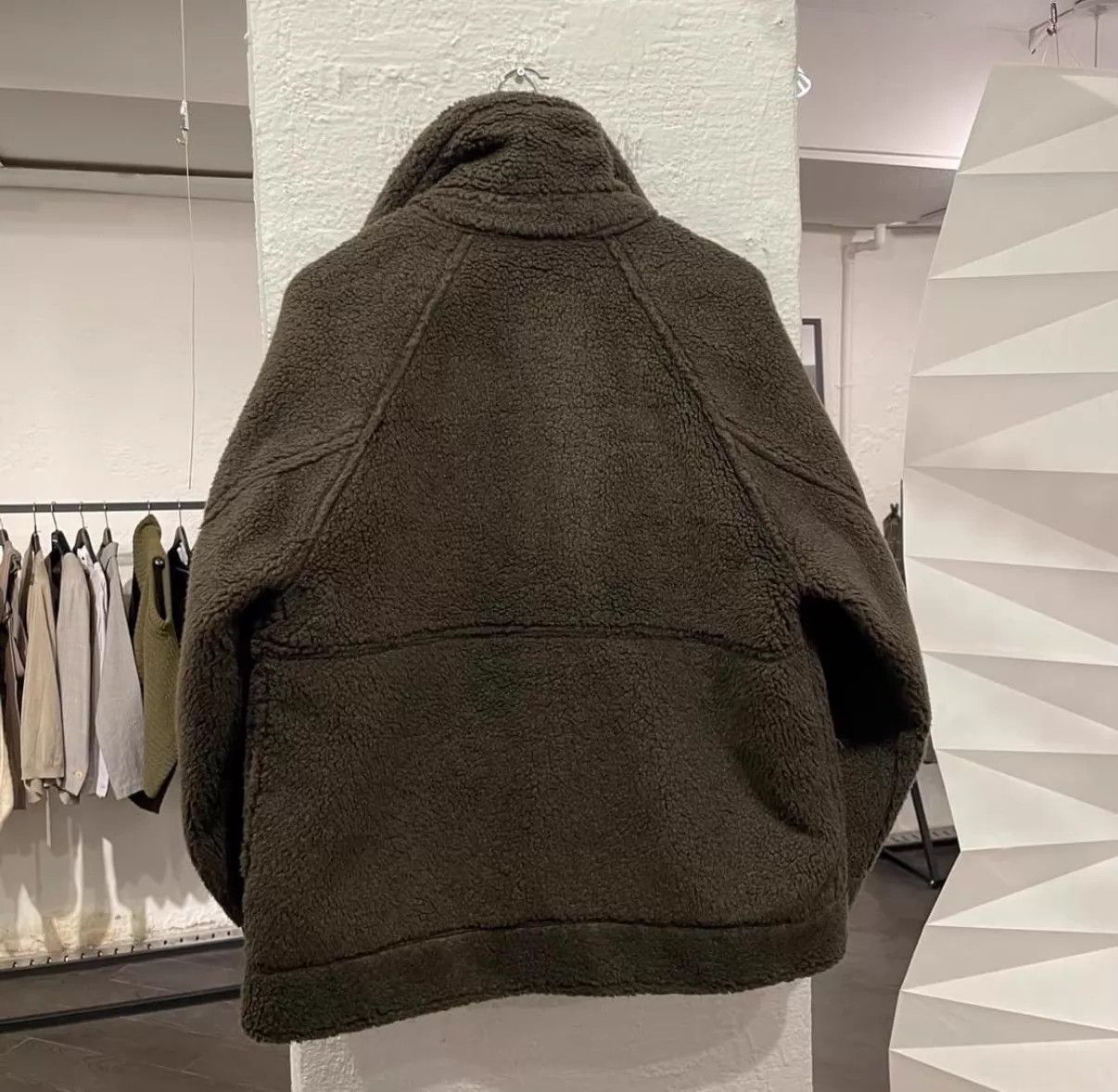 JieDa Jieda 21FW Le Stand Collar Lamb Wool Oversized Coat Size US S / EU 44-46 / 1 - 4 Thumbnail
