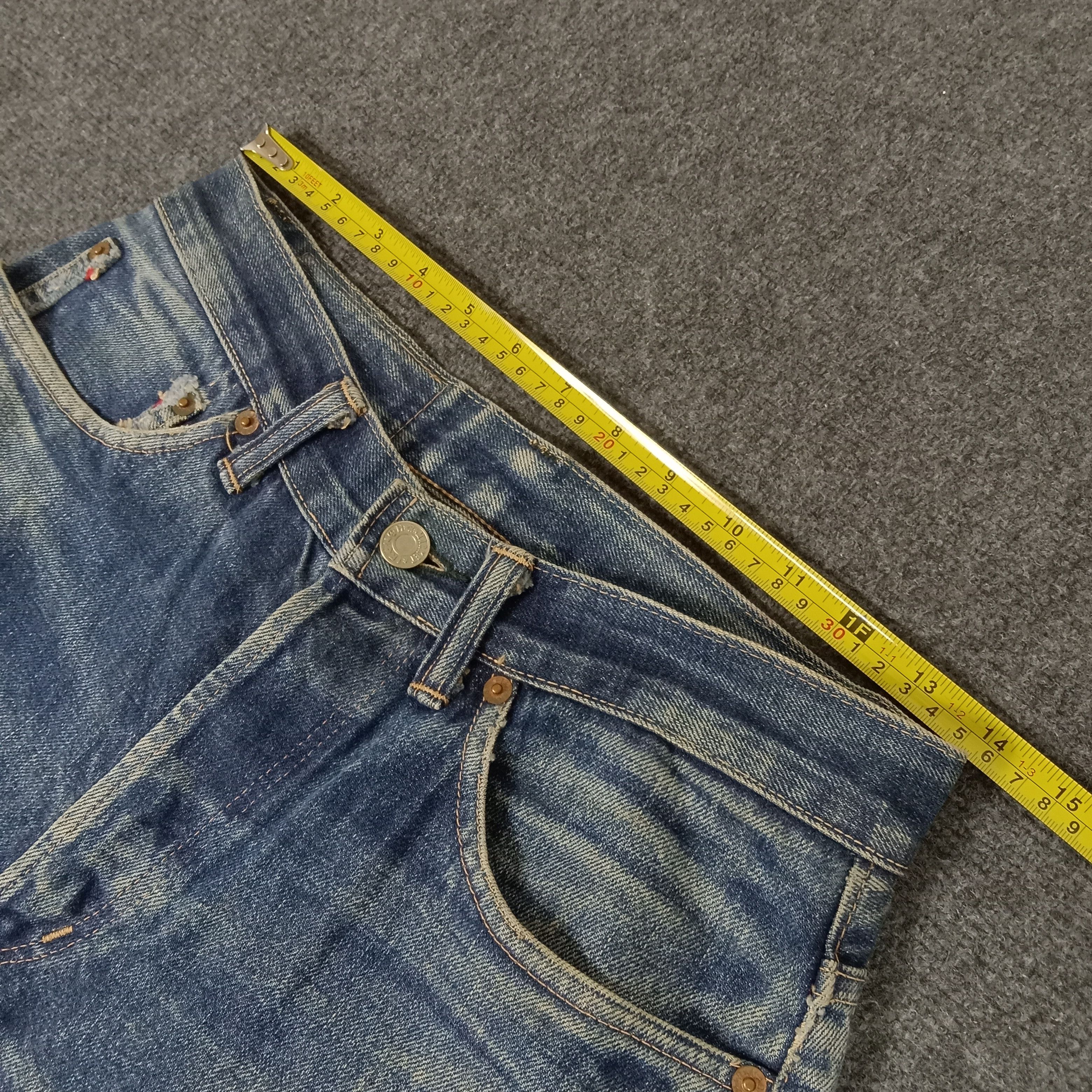 Japanese Brand × Vintage We Never Change Selvedge Fading Style Denim Jeans Size US 28 / EU 44 - 8 Thumbnail