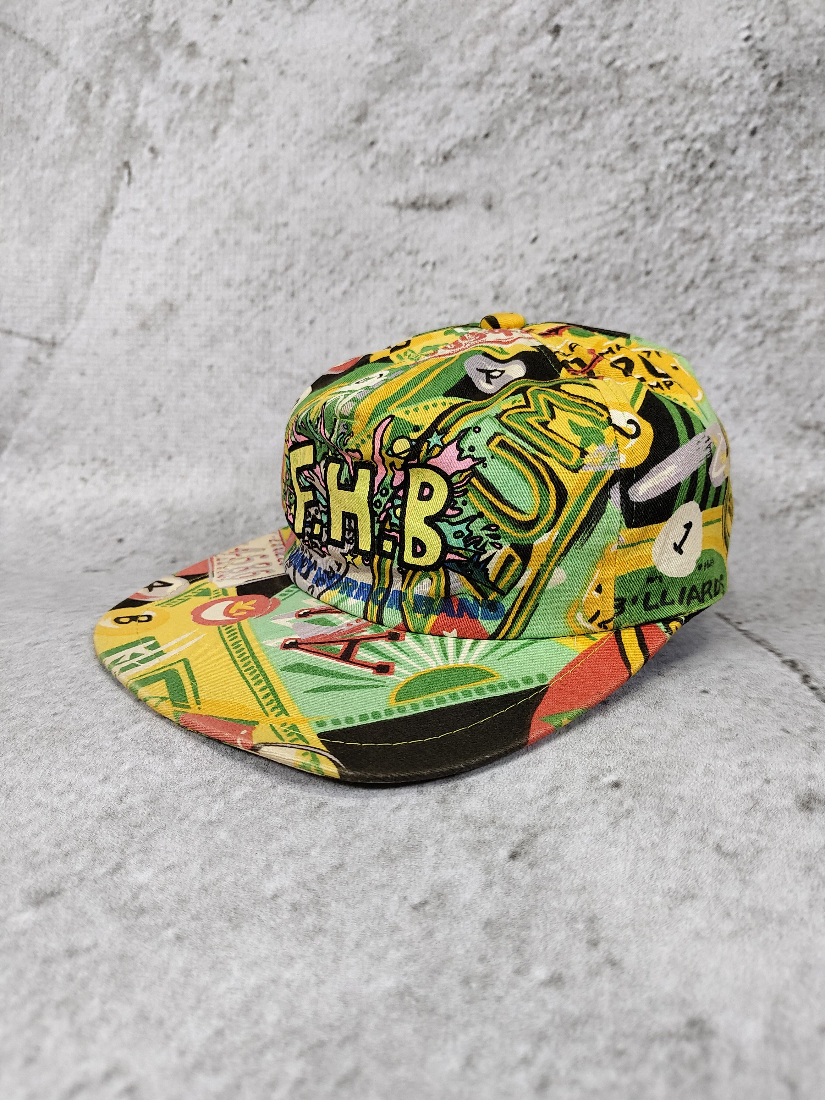 Band Tees 90s Funky Horror Band🔥Archive AOP Graffiti Abstract Y2K Cap Size ONE SIZE - 3 Thumbnail