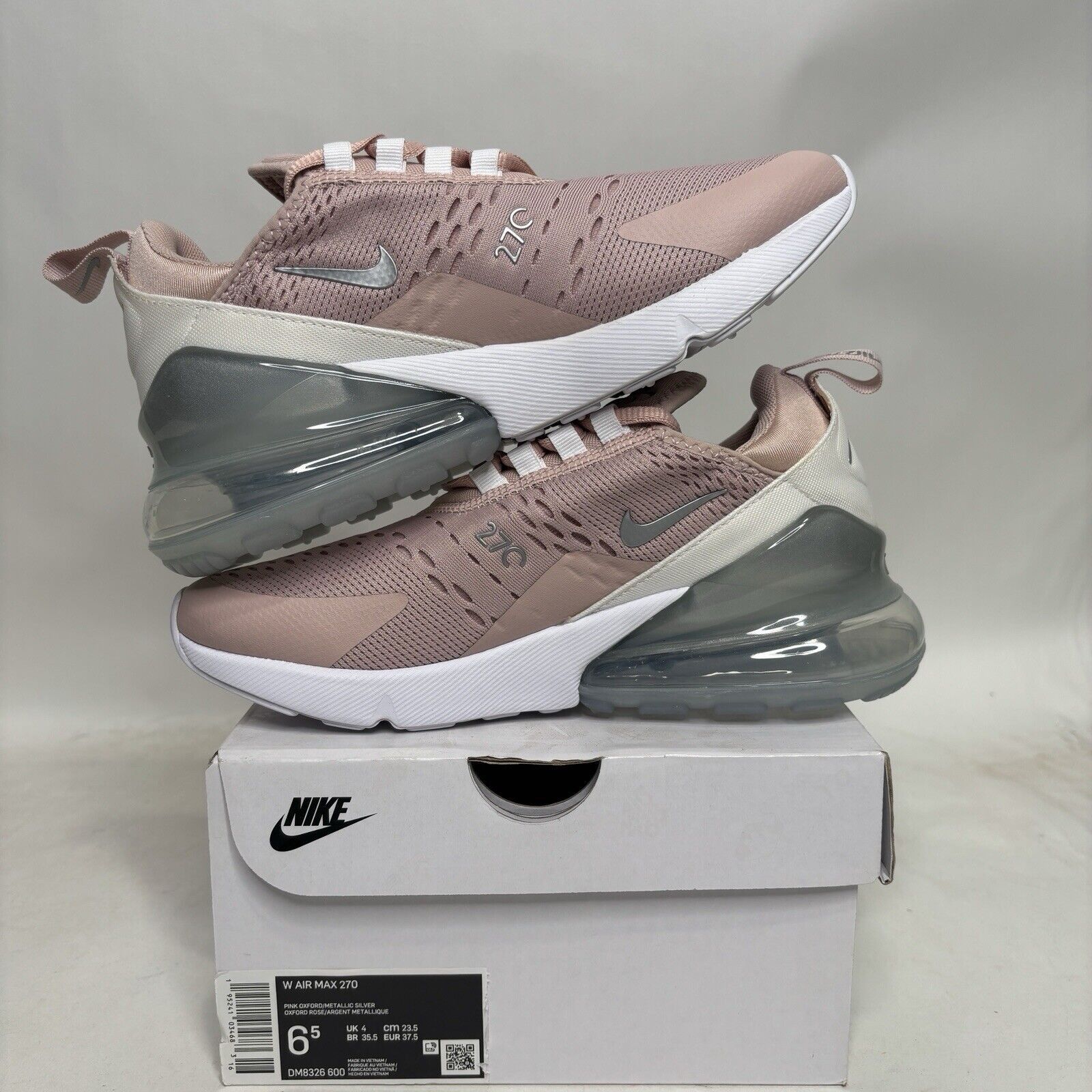 Nike Nike Air Max 270 WMNS “Pink Oxford Metallic Silver” 2024 Size US 6.5 / IT 36.5 - 3 Thumbnail