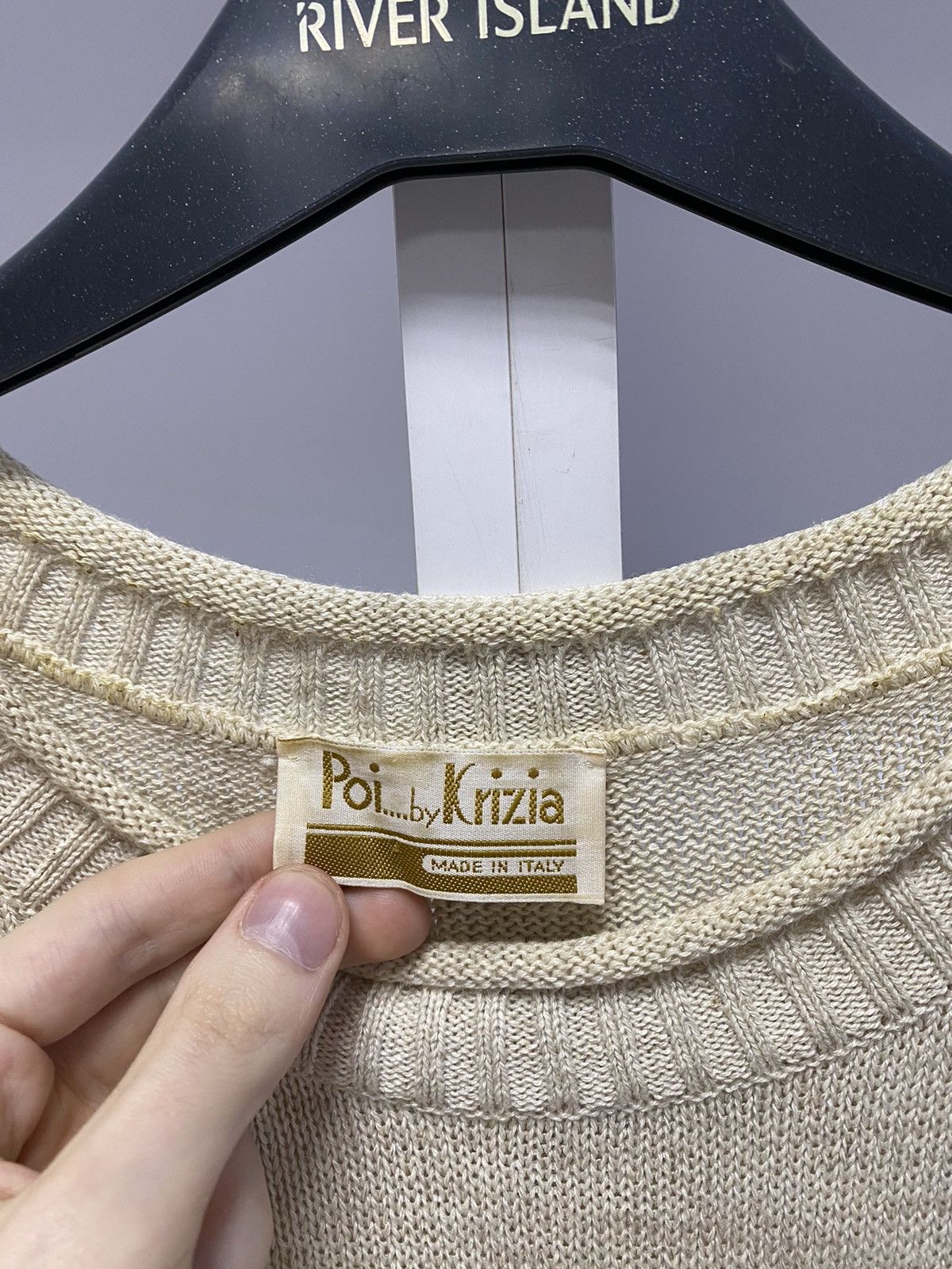 Designer × Vintage Vintage Poi by Krizia women’s tiger printed jumper sweater Size L / US 10 / IT 46 - 9 Thumbnail