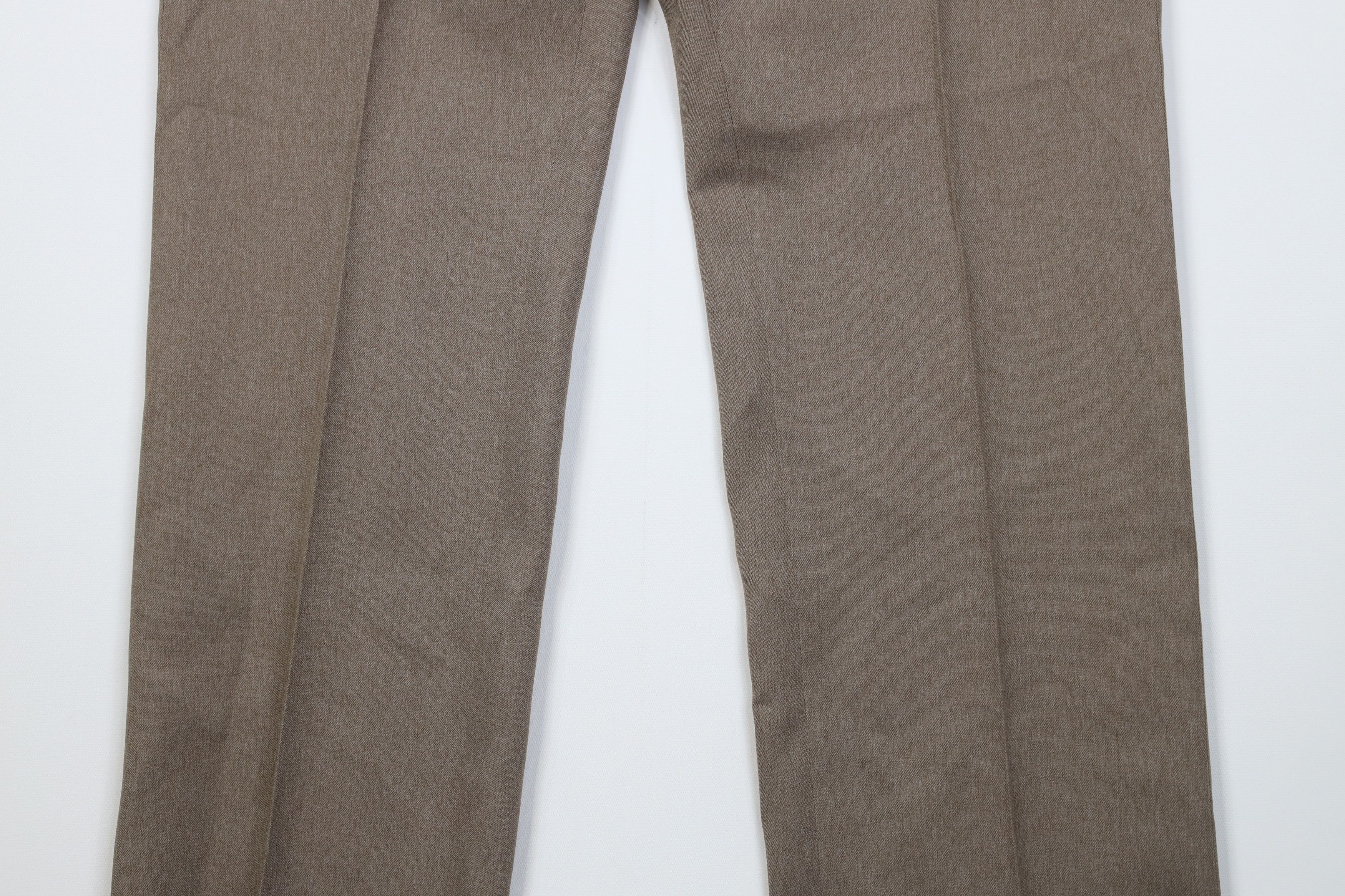 Vintage Vintage 70s Streetwear Flared Wide Leg Chino Pants Brown USA Size US 36 / EU 52 - 3 Thumbnail