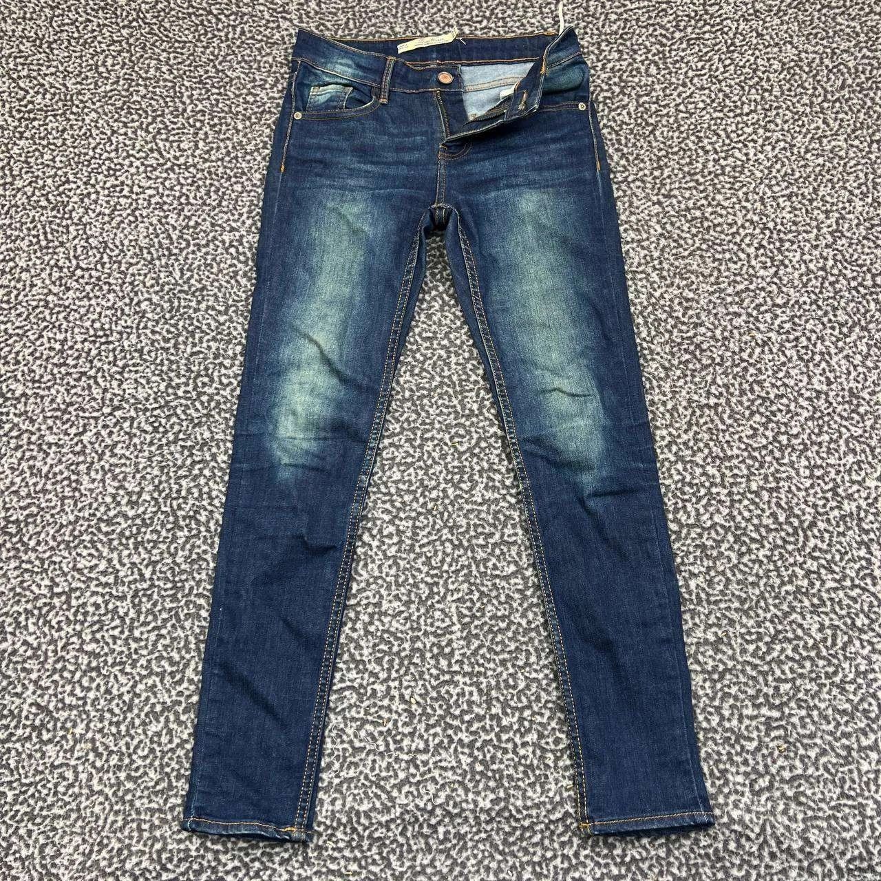 Zara Zara Jeans Women 28x26 Skinny Mid Rise Faded Denim Pants Size 28" / US 6 / IT 42 - 1 Thumbnail
