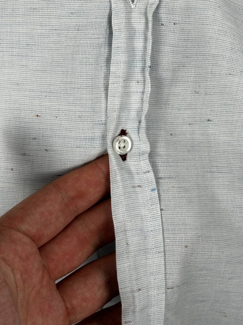 Oliver Spencer Oliver Spencer Luxury Cotton Casual Long Sleeve Shirt Size US L / EU 52-54 / 3 - 8 Thumbnail