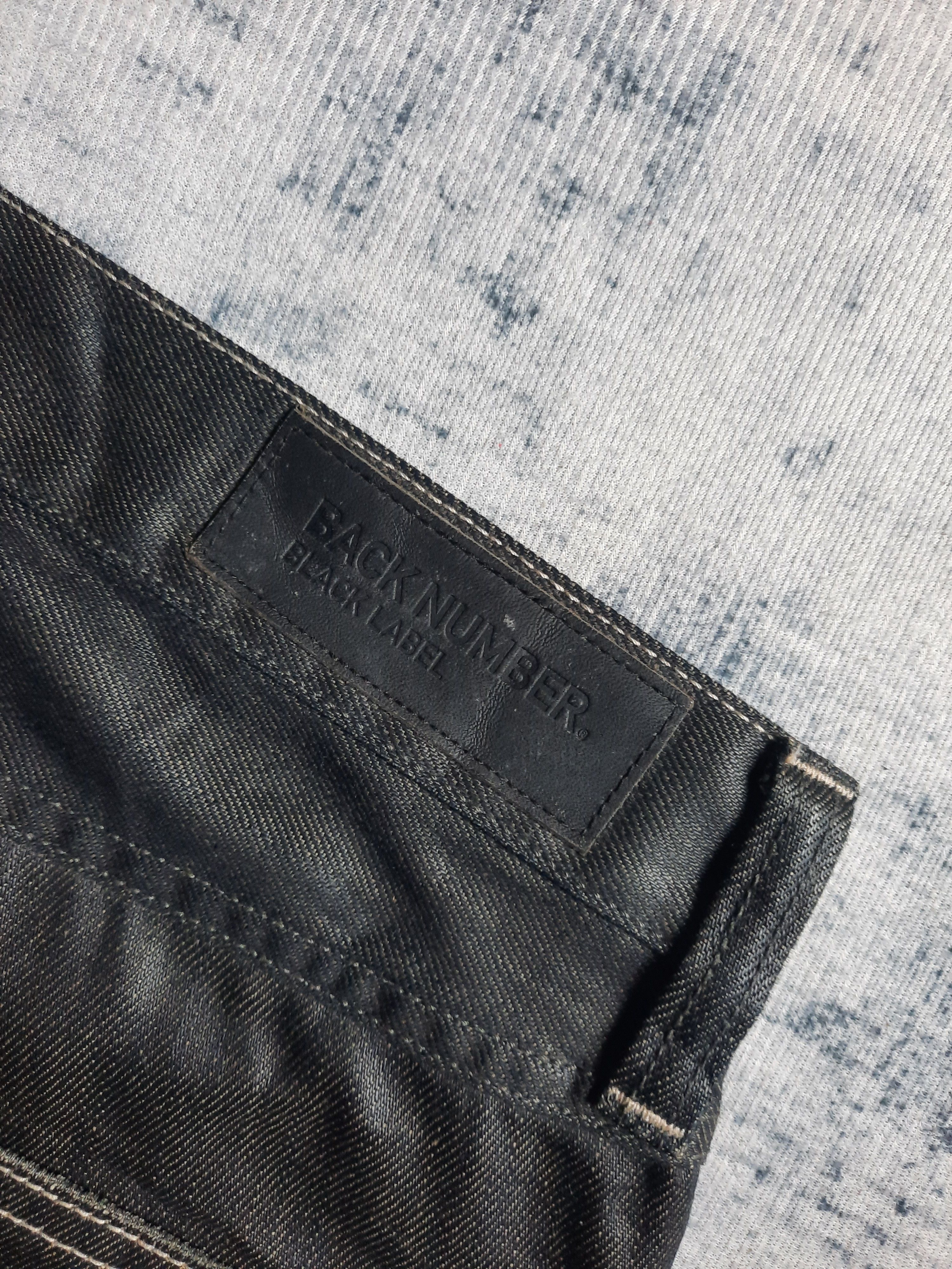 PPFM 🔱 Back number black label stonewash coated denim jeans Size US 32 / EU 48 - 5 Thumbnail