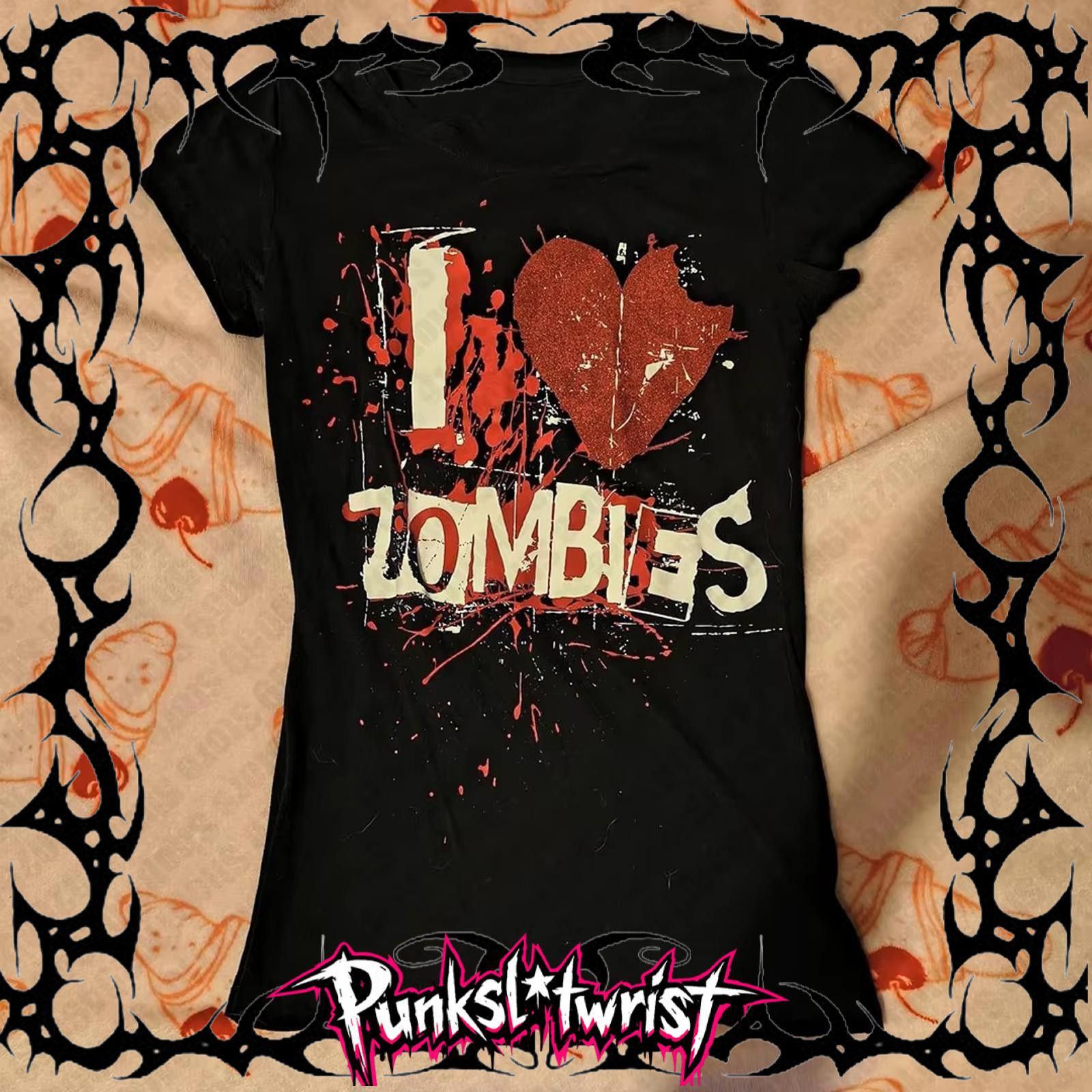 Vintage y2k zombie baby tee Size XS / US 0-2 / IT 36-38 - 1 Preview