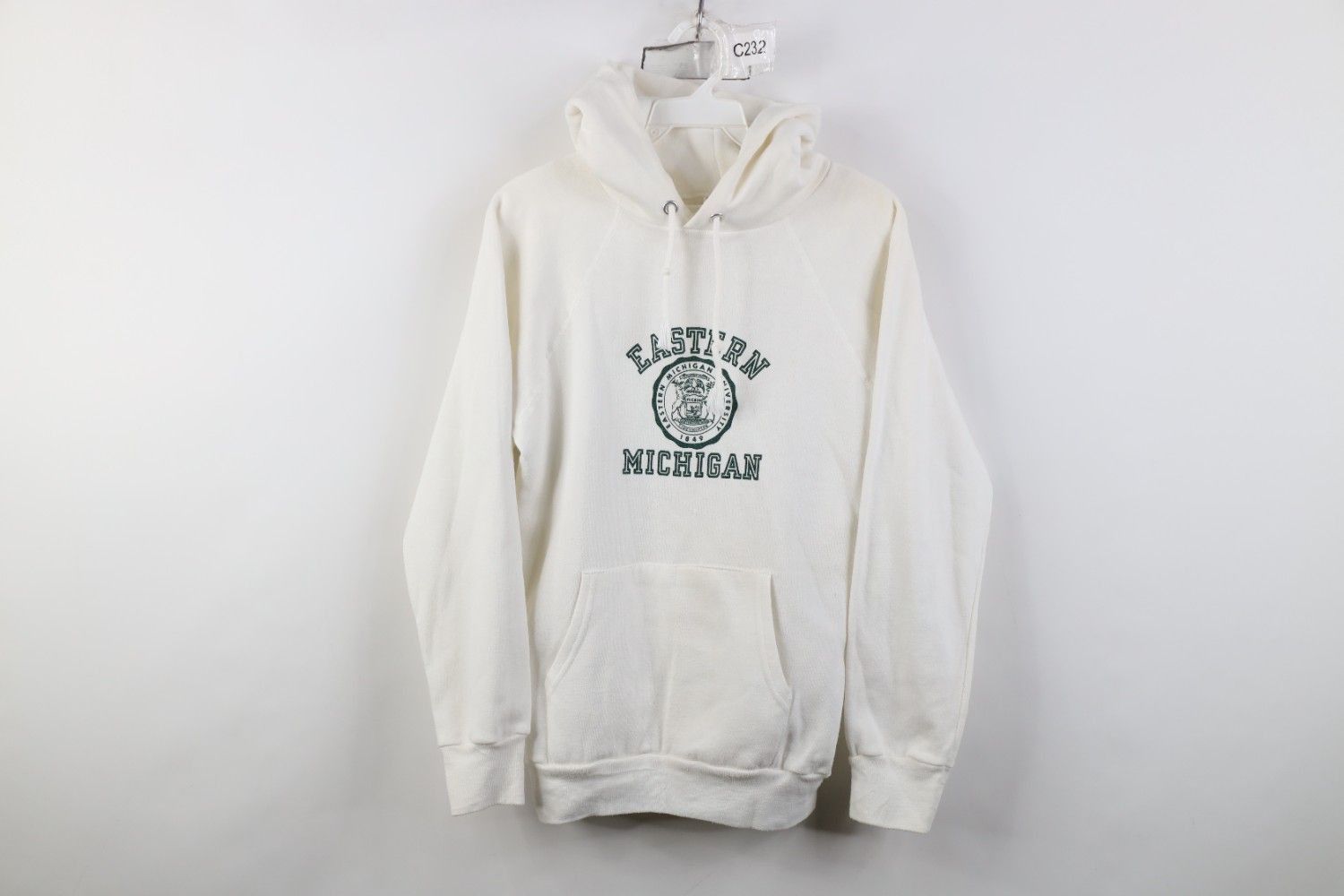 Champion Vintage 80s Champion Michigan University Hoodie Sweatshirt Size M / US 6-8 / IT 42-44 - 1 Thumbnail