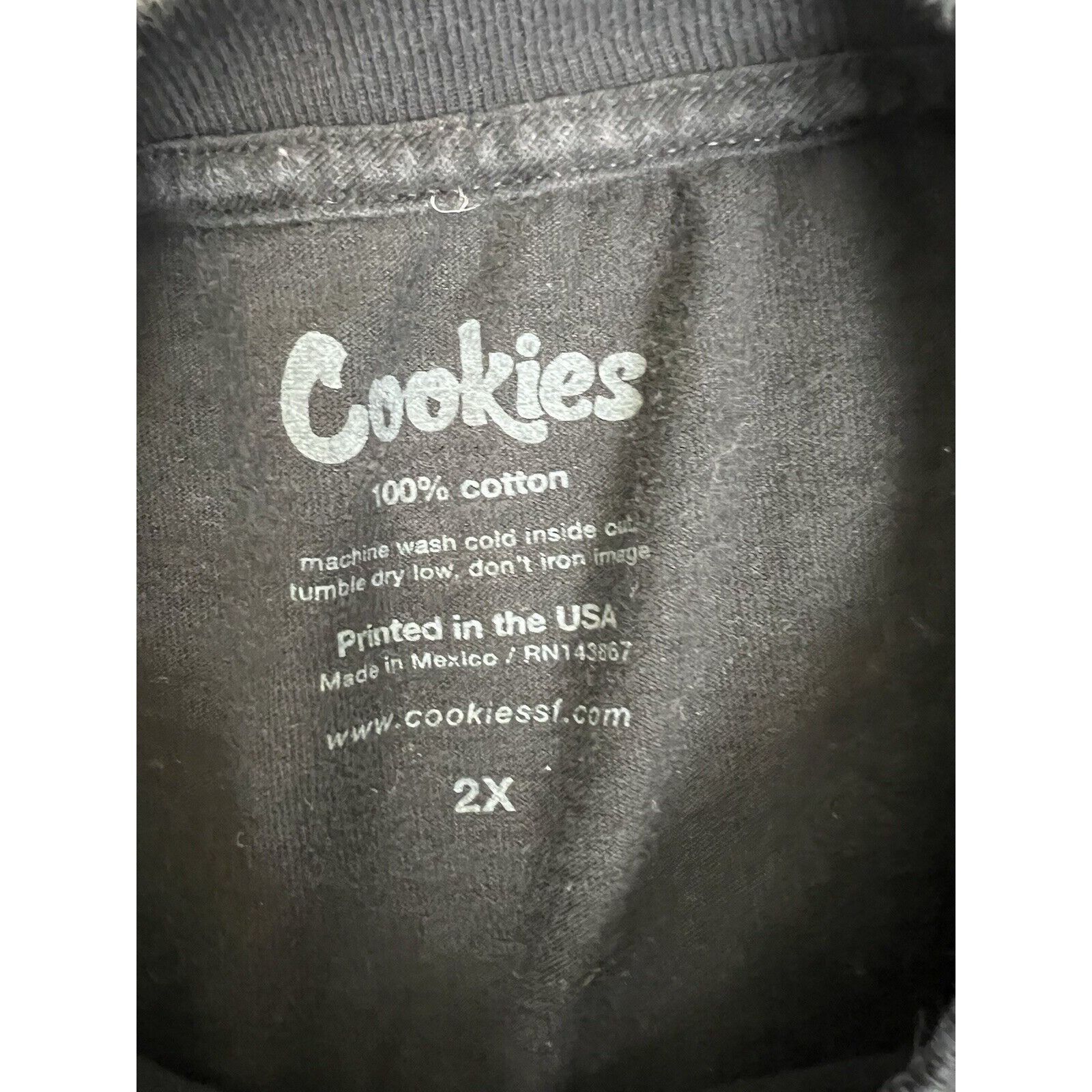 Cookies Cookies x Guwop T-Shirt Rapper Collab Size 2XL “Mister Ice” Size US XXL / EU 58 / 5 - 5 Thumbnail