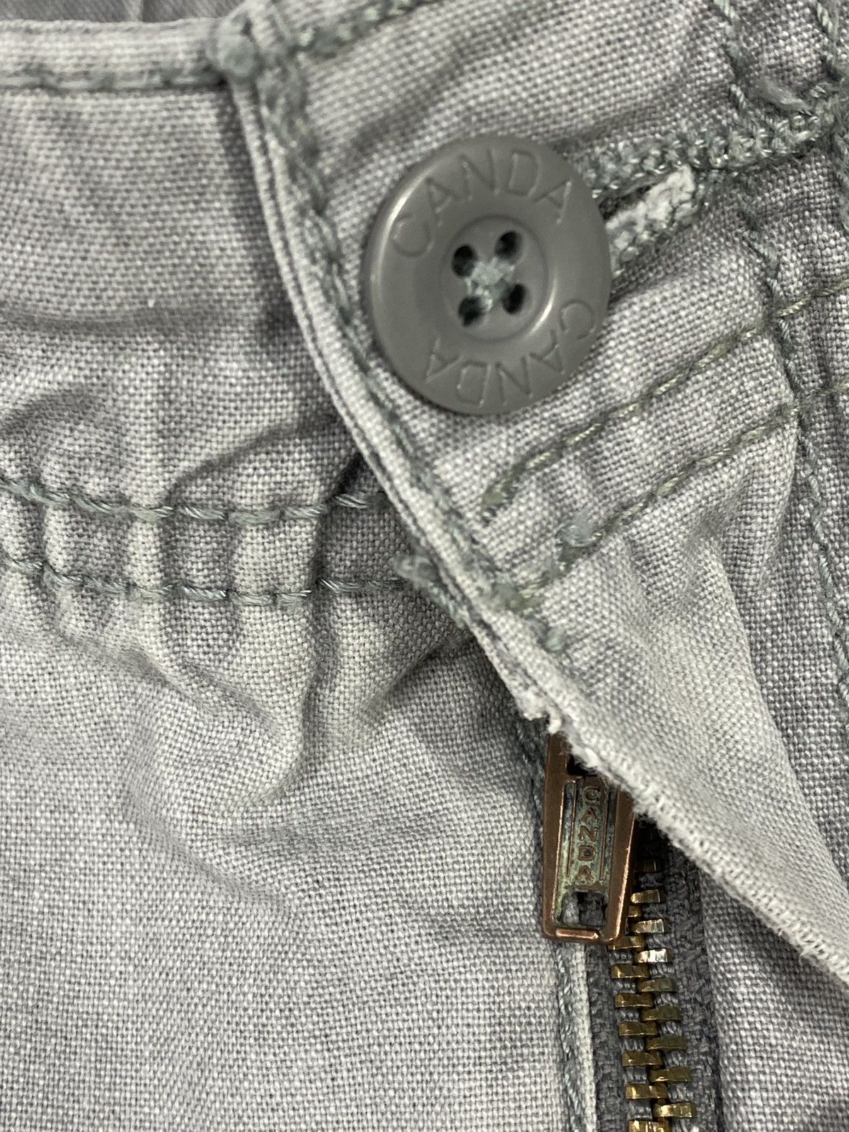 Vintage Vintage 90s Cargo Stonewashed Grey Work Low Rise Pants Size US 38 / EU 54 - 19 Thumbnail